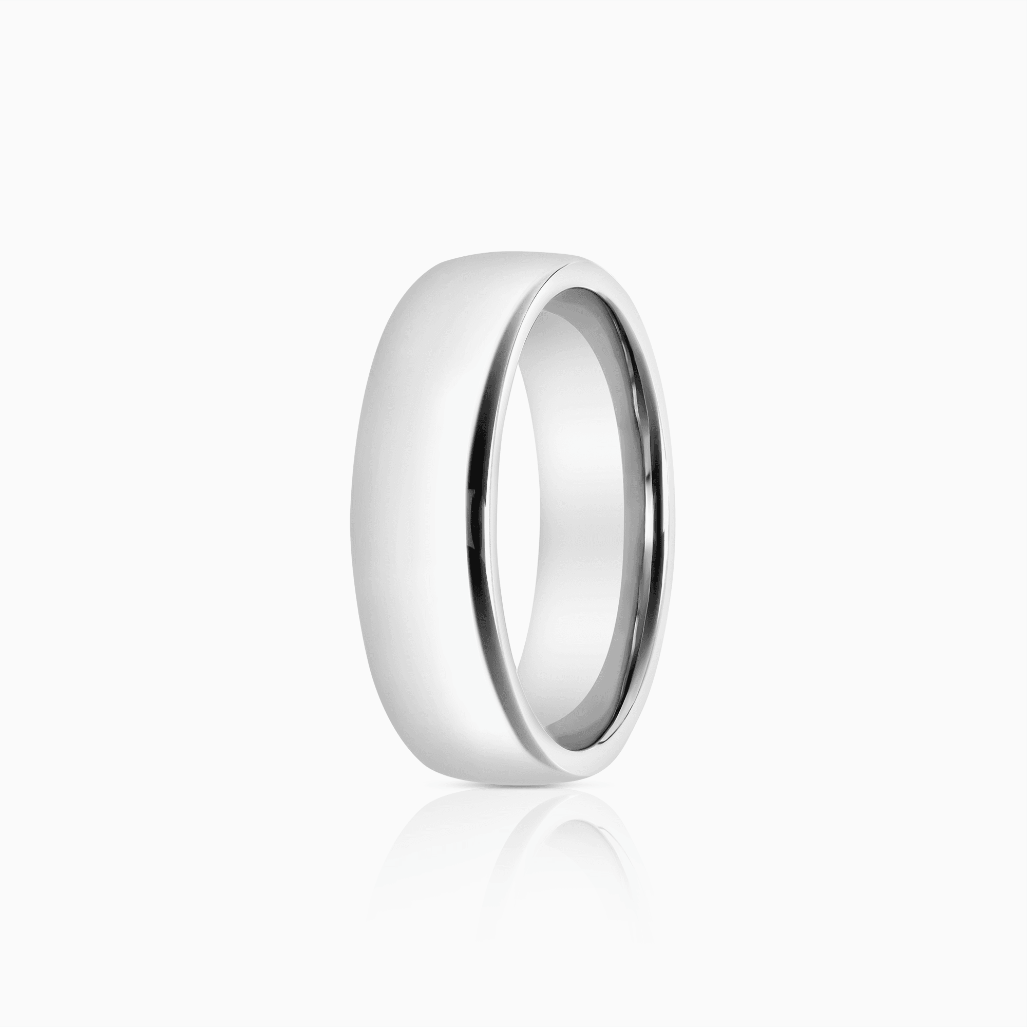 Schalins slät ring 7,82g 18K vitguld