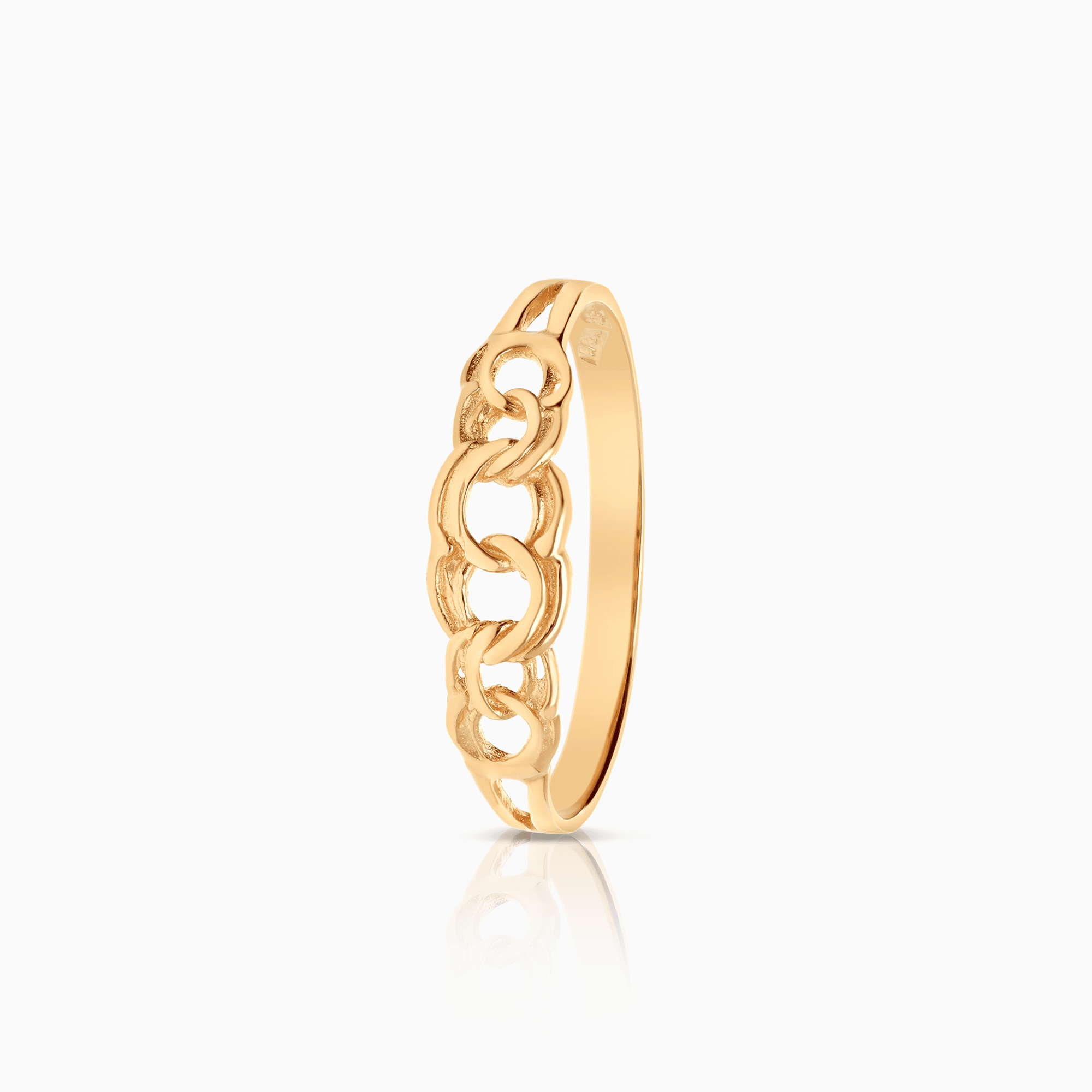 Bismarck ring 1,0g 18K guld