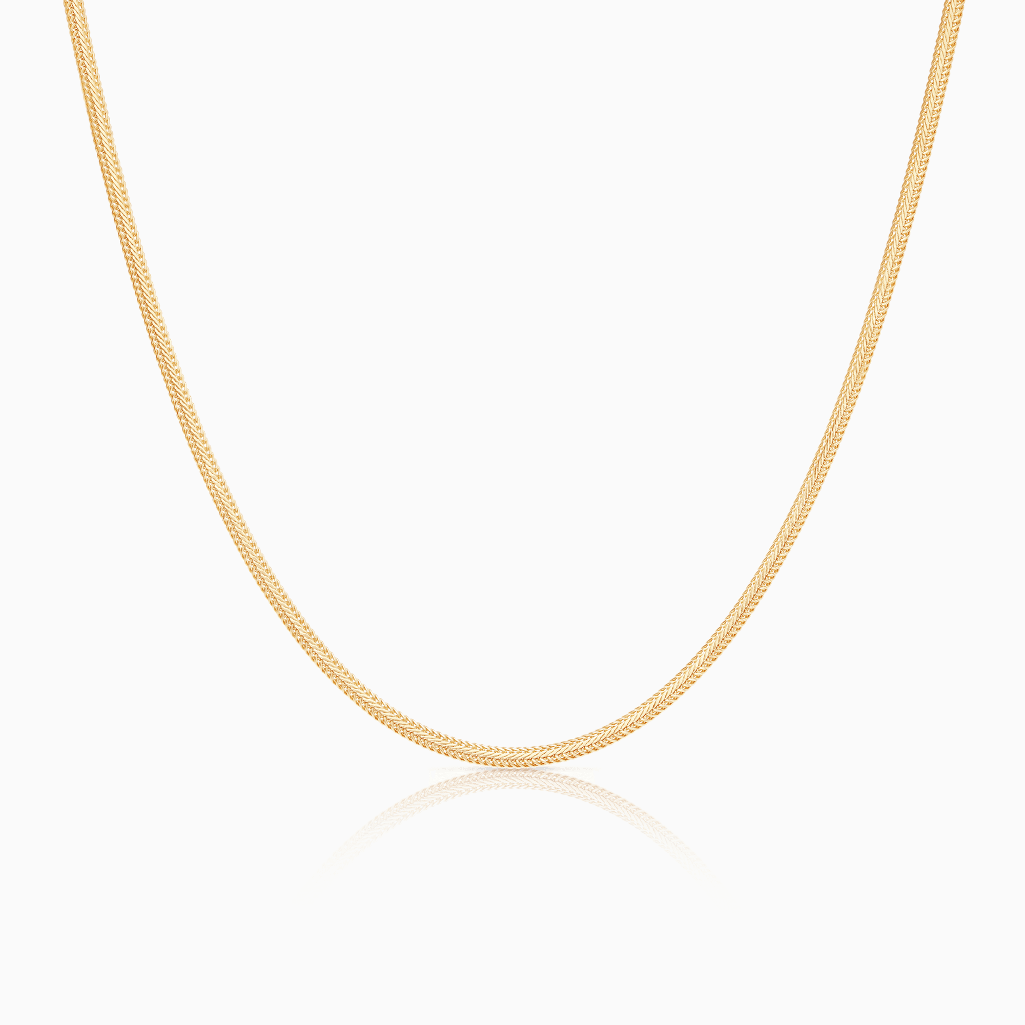 Halsband rävsvans 7,45g 18K guld