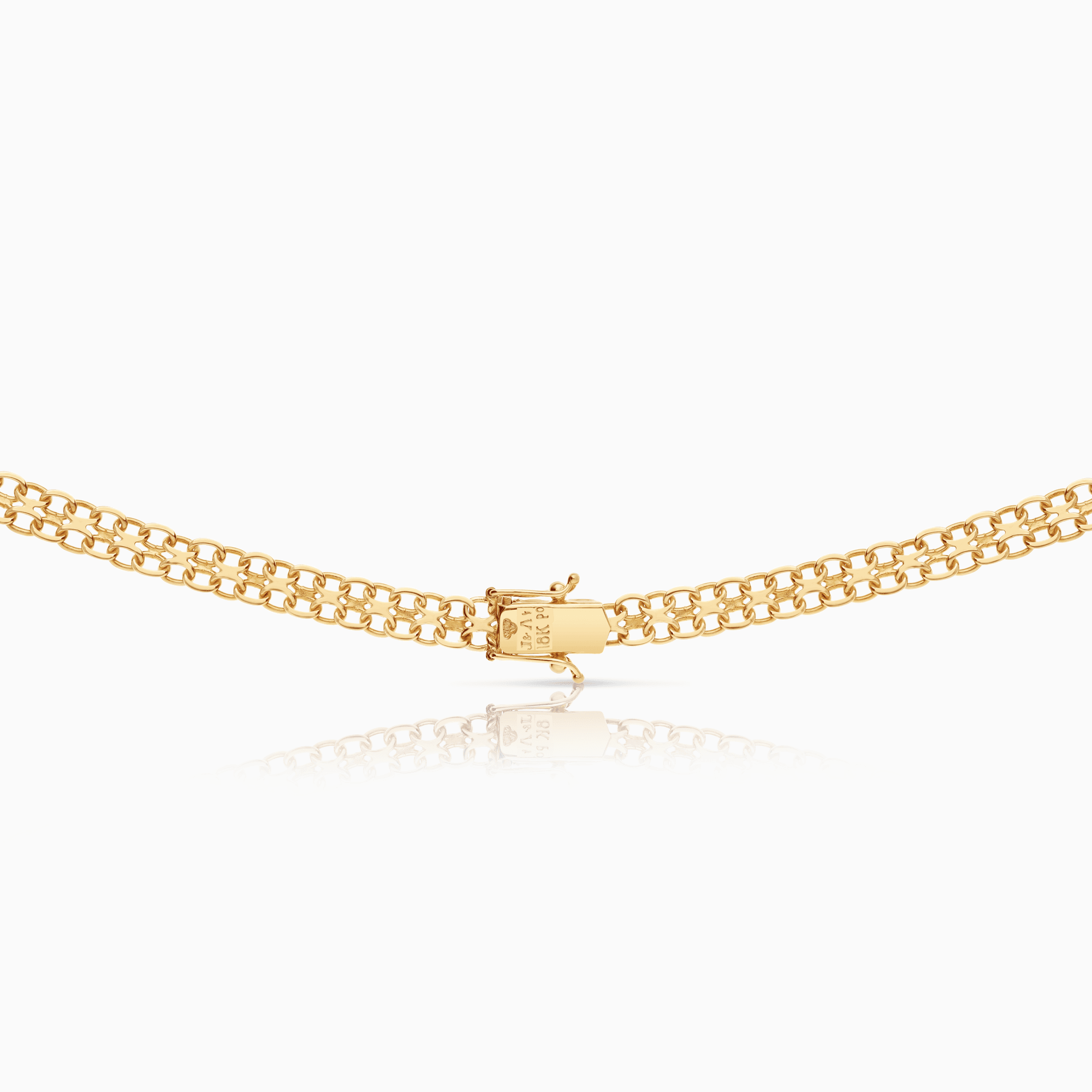 X-Link Necklace 23.98g 18K Gold