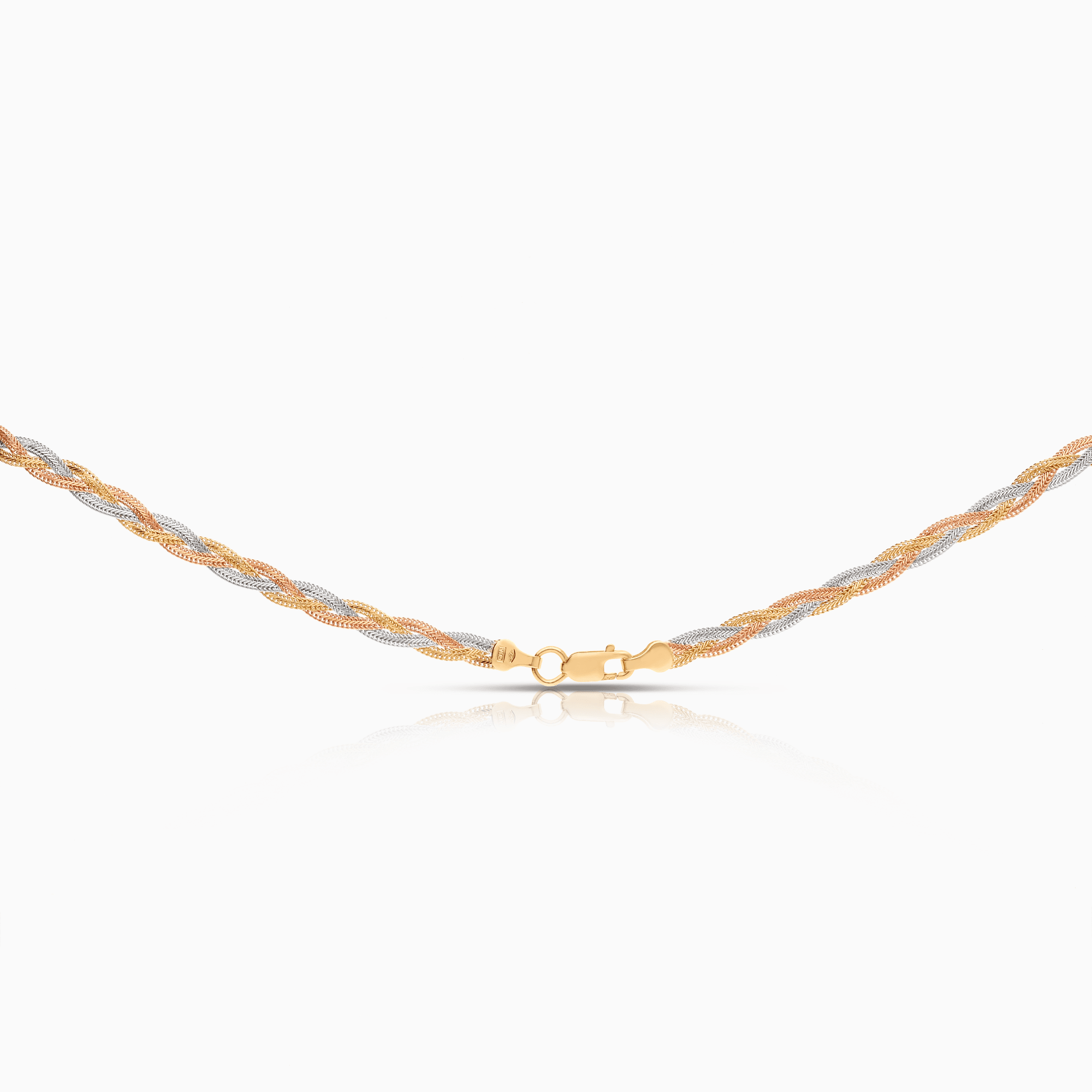 Fantasy link 6.22g 18K yellow/white/rose gold
