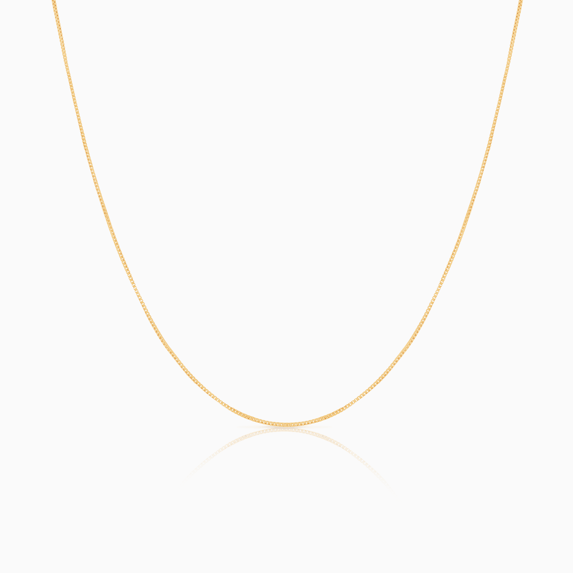 Box chain 70.5cm 18K gold