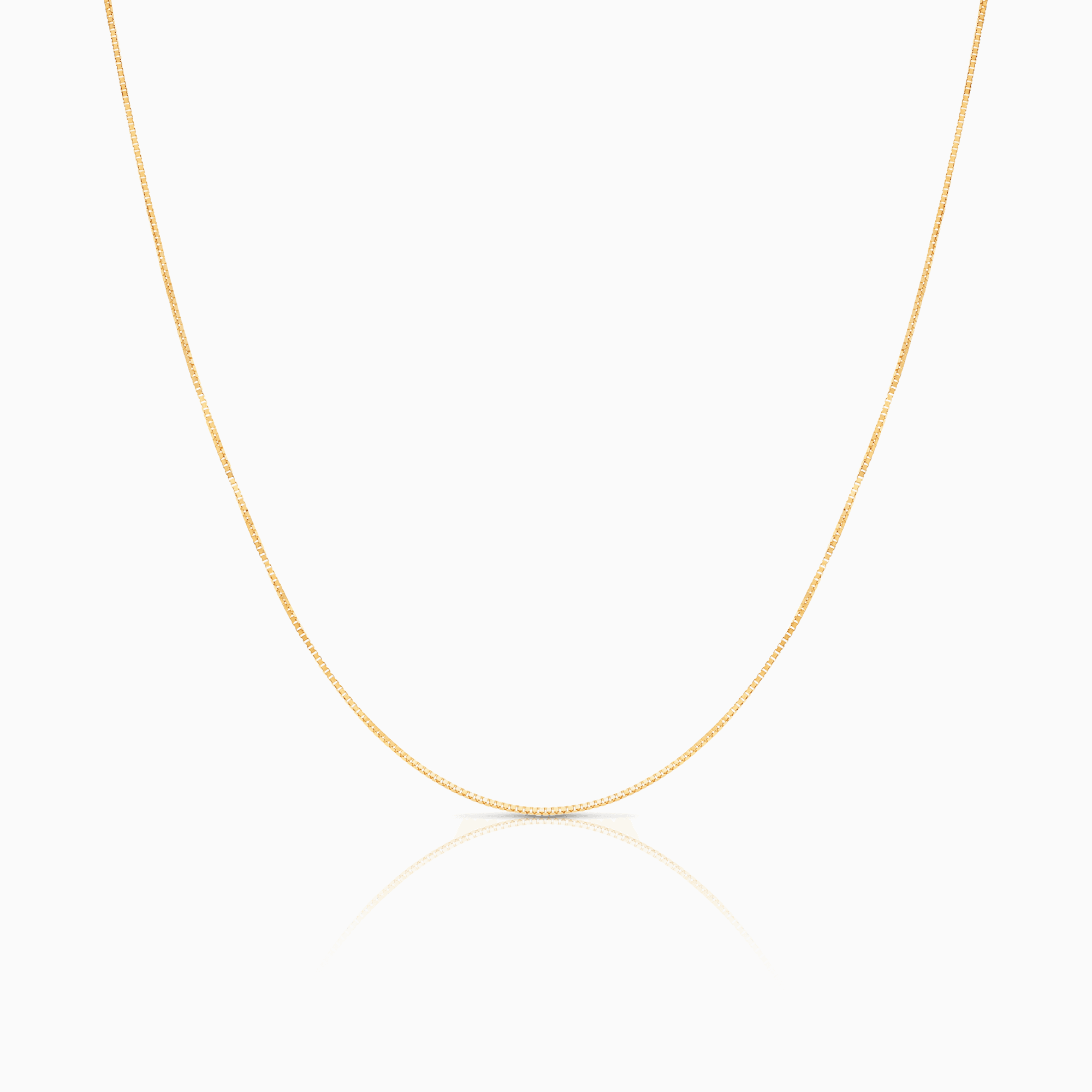 Box Chain 45.5cm 18K Gold