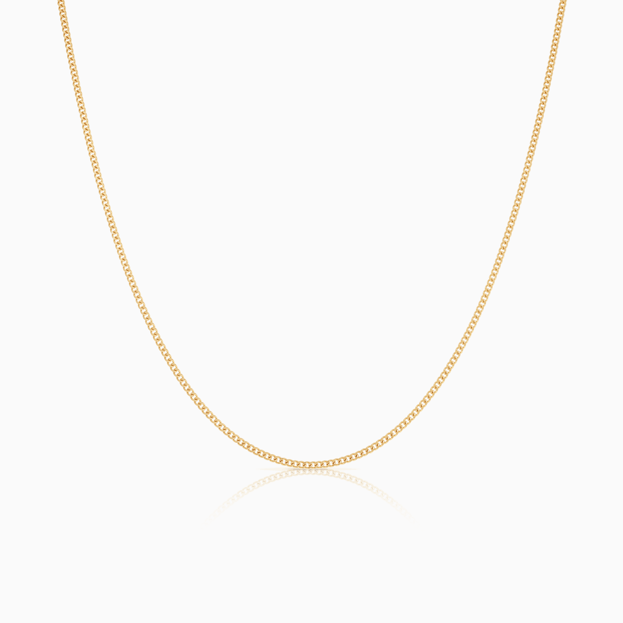 Pansarkedja 45cm 18K guld