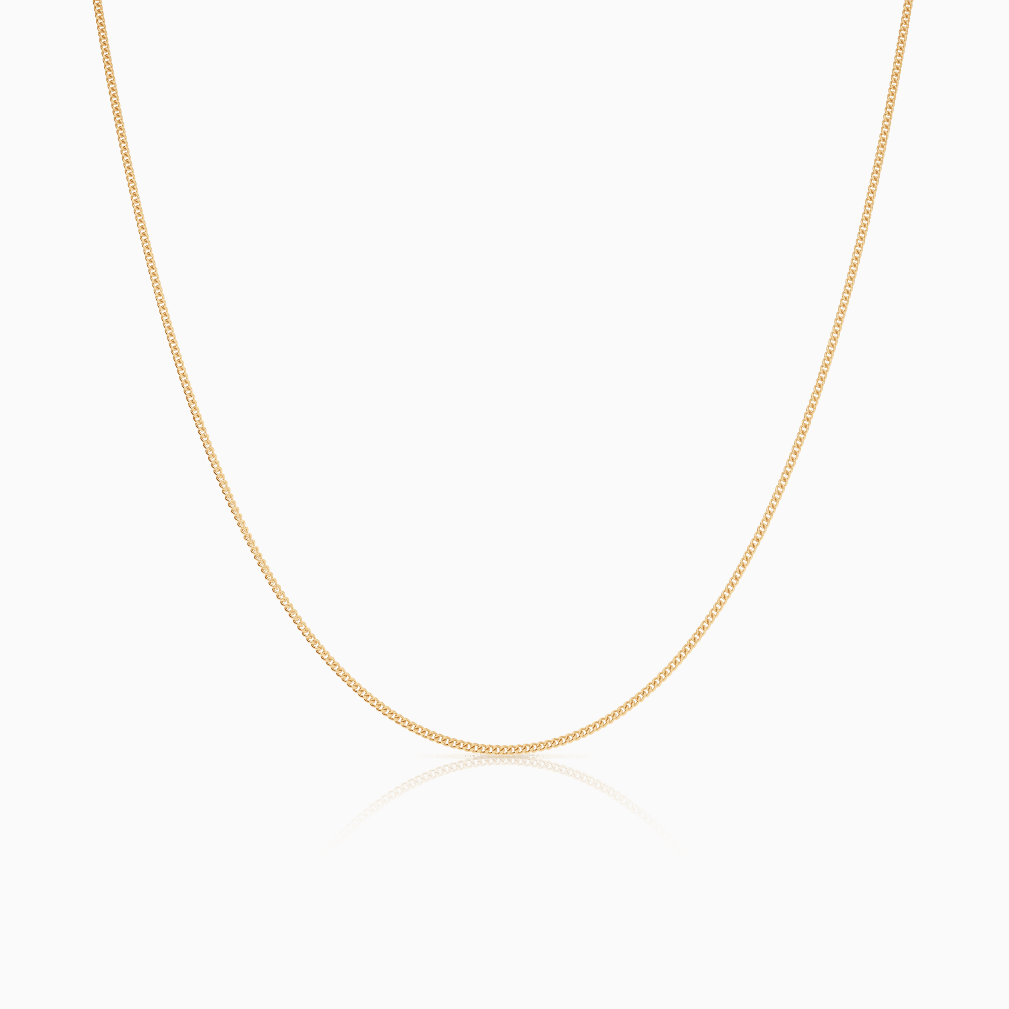 Pansarkedja 50cm 18K guld