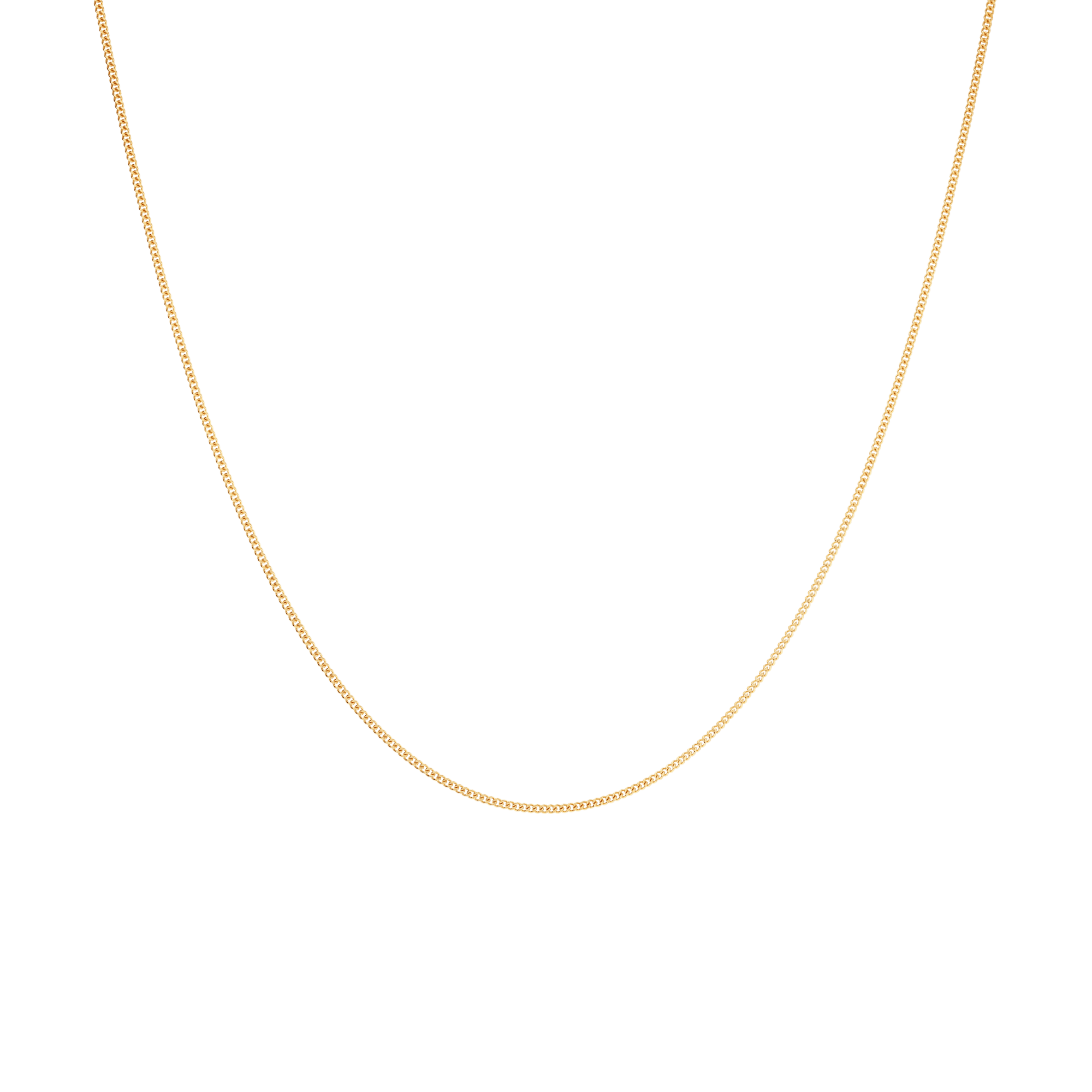 Curb chain 36cm 18K gold