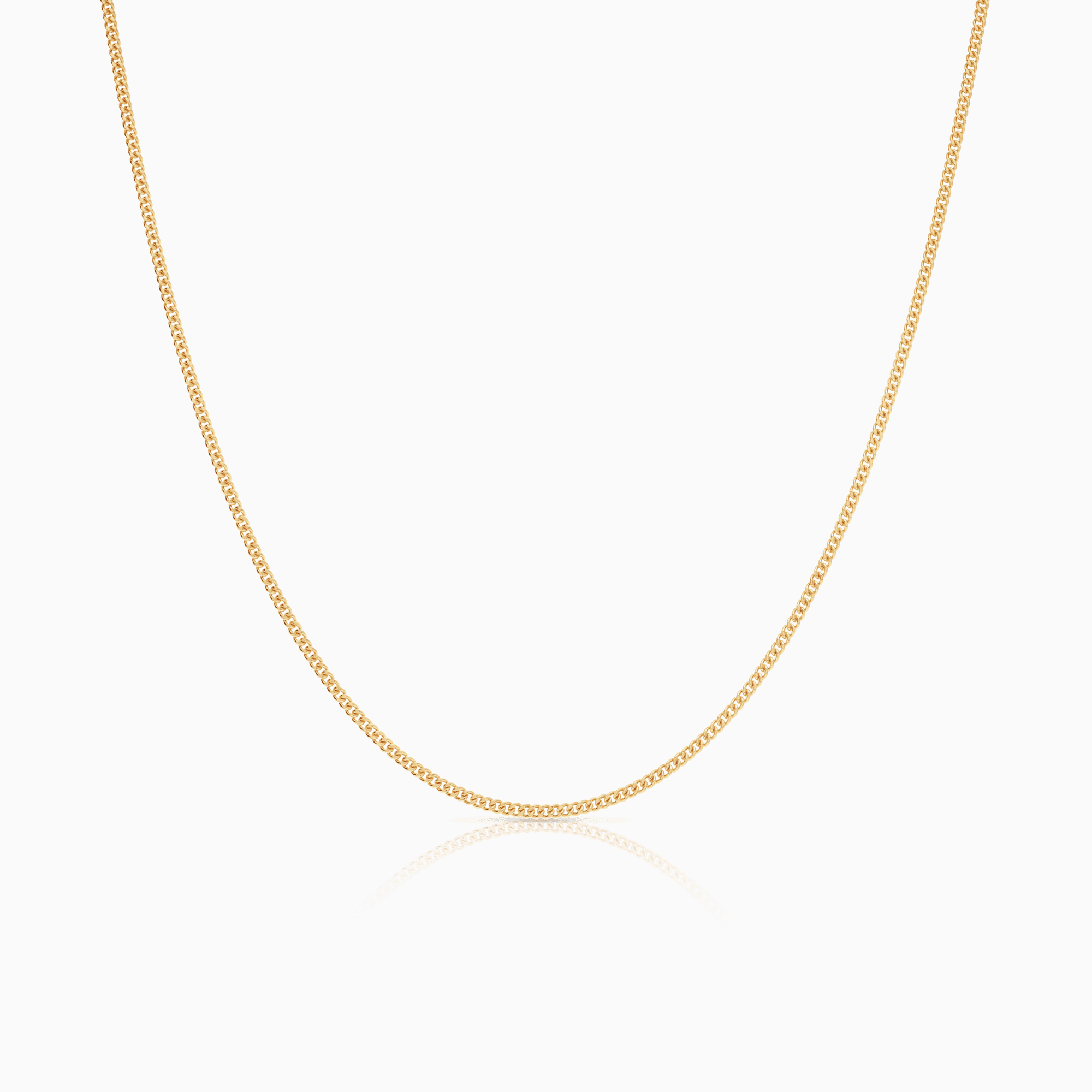 Pansarkedja 45cm 18K guld