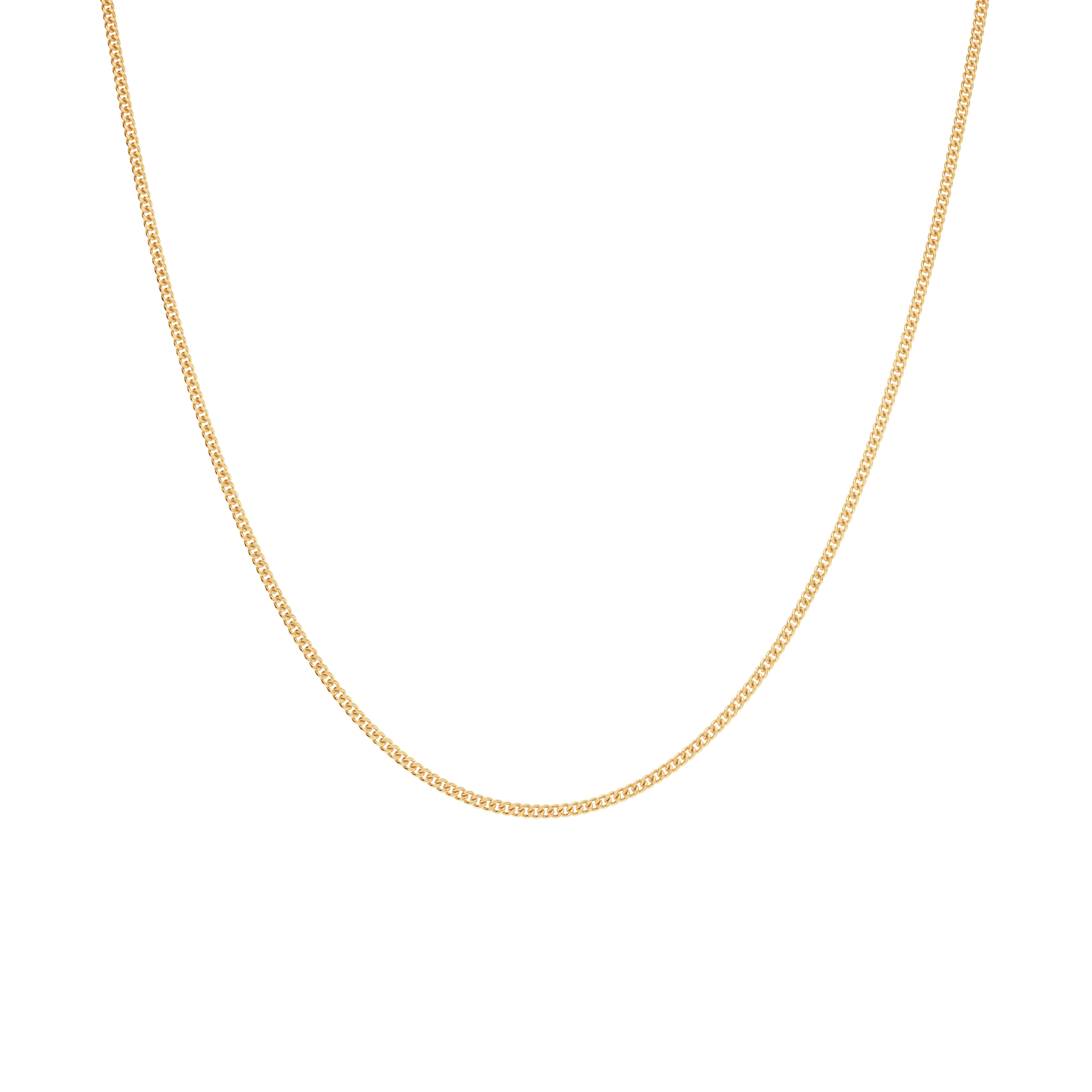 Pansarkedja 45cm 18K guld