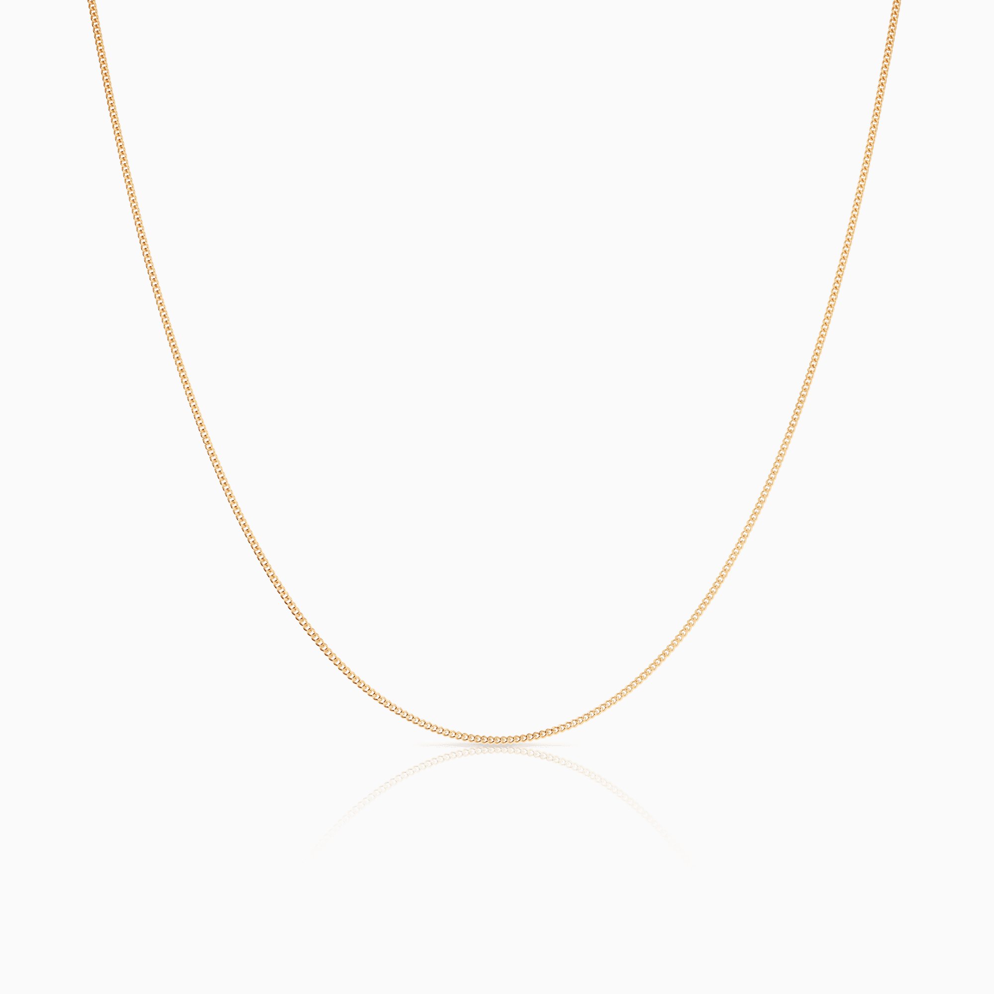 Panserskjede 38cm 18K gull