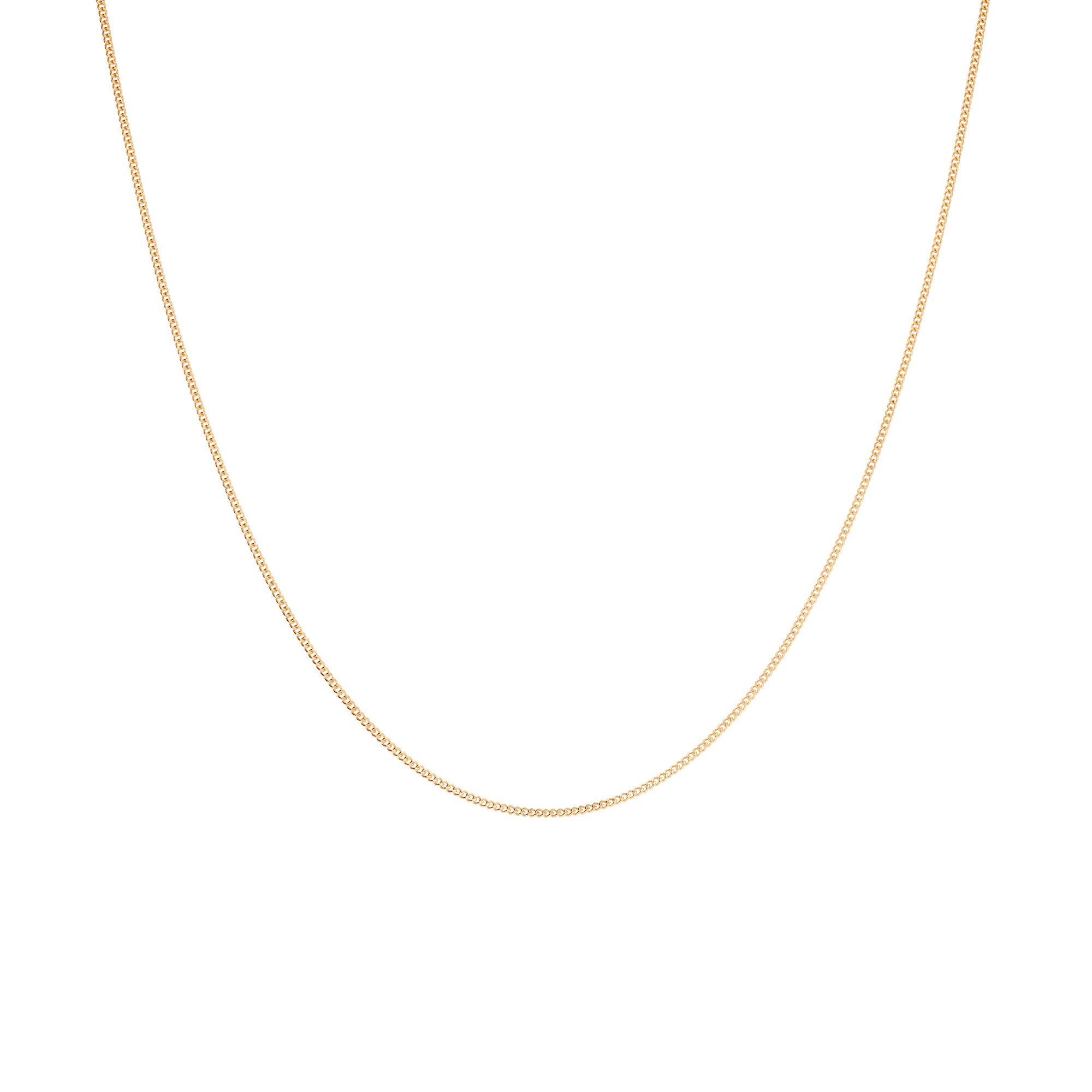 Panserskjede 38cm 18K gull