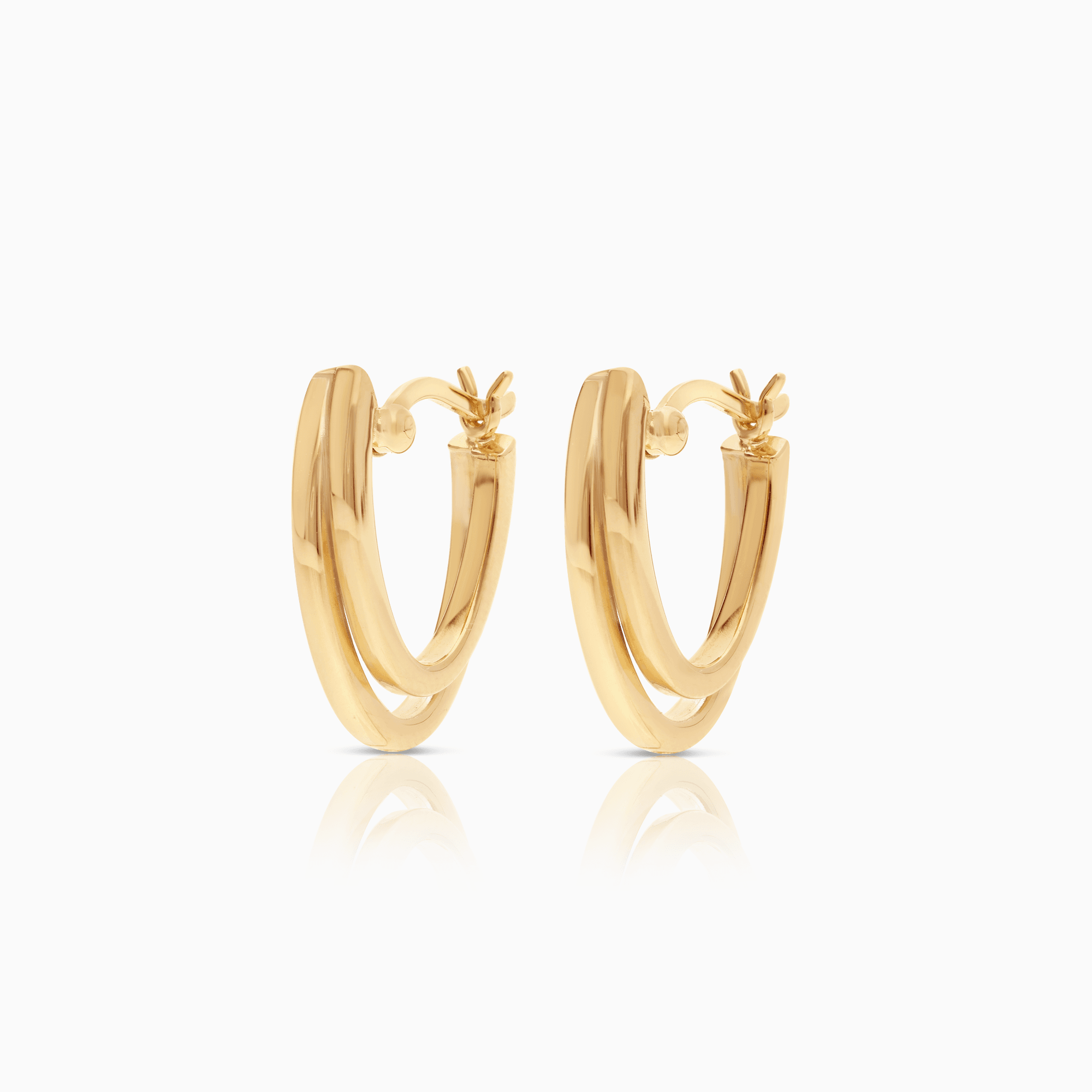 Gold earrings 1.80g 18K gold