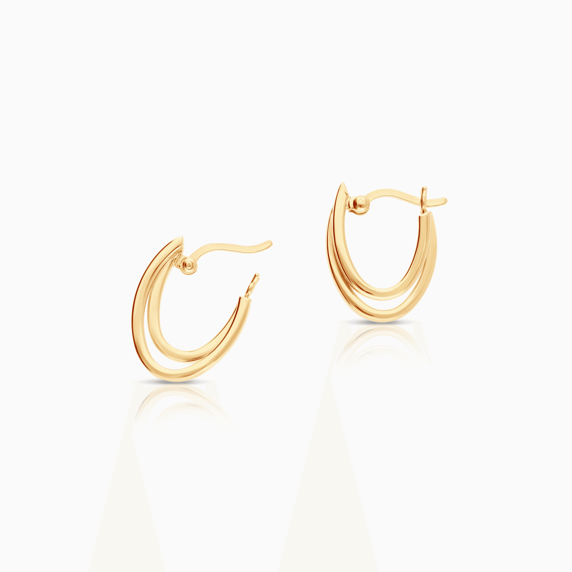 Gold earrings 1.80g 18K gold