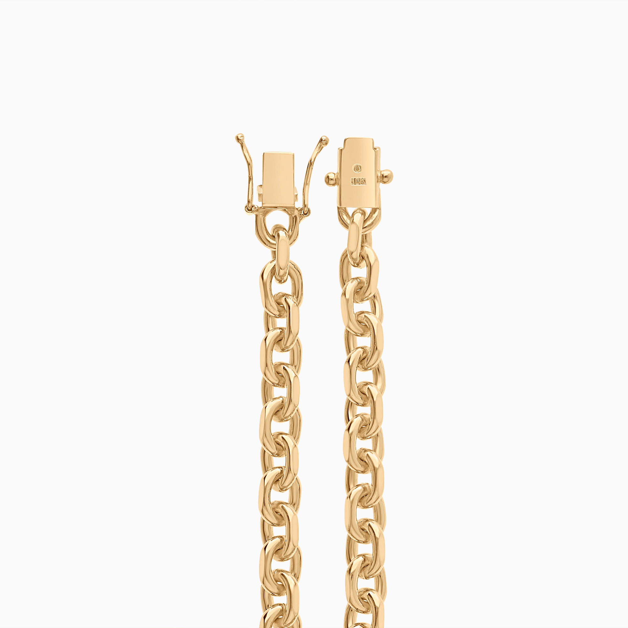 Cable bracelet 38.68g 18K gold