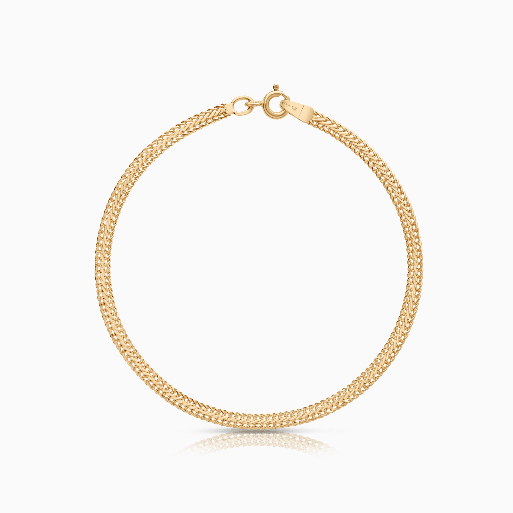 Fox tail bracelet 2.55g 18K gold