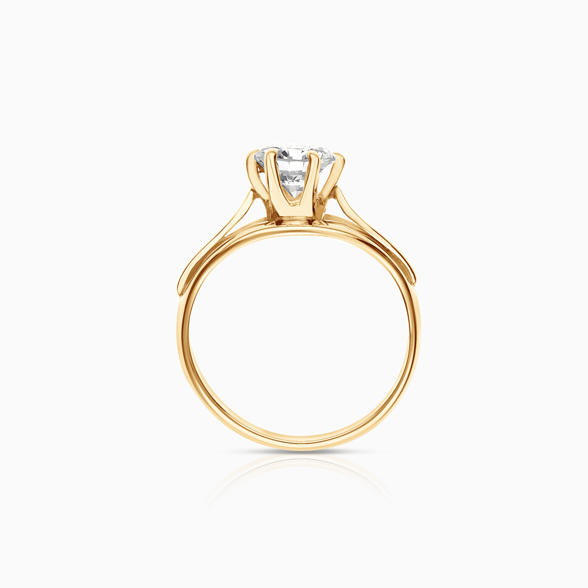 Solitärring 1,00ct 14K guld