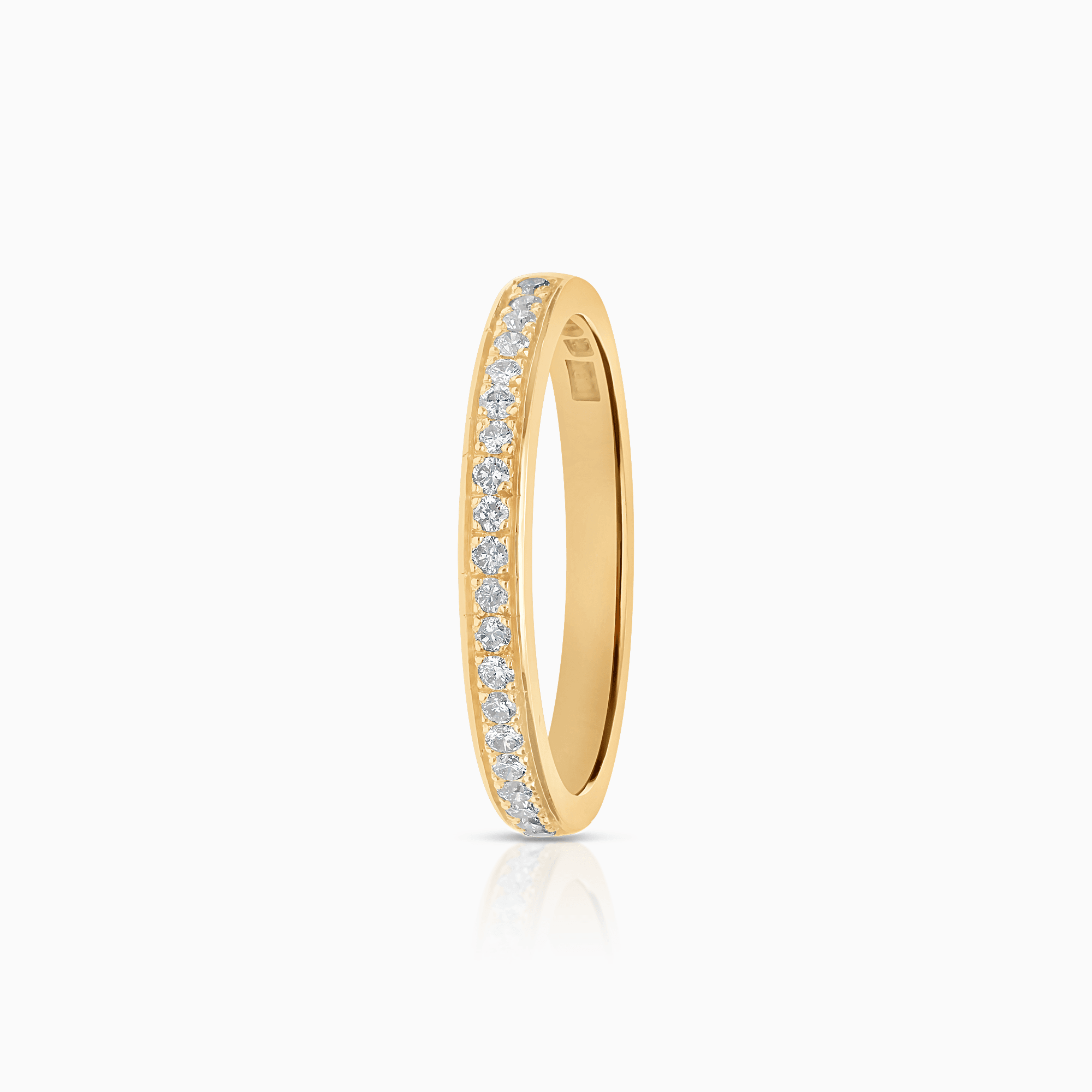 Alliansring 0,20ct 18K guld