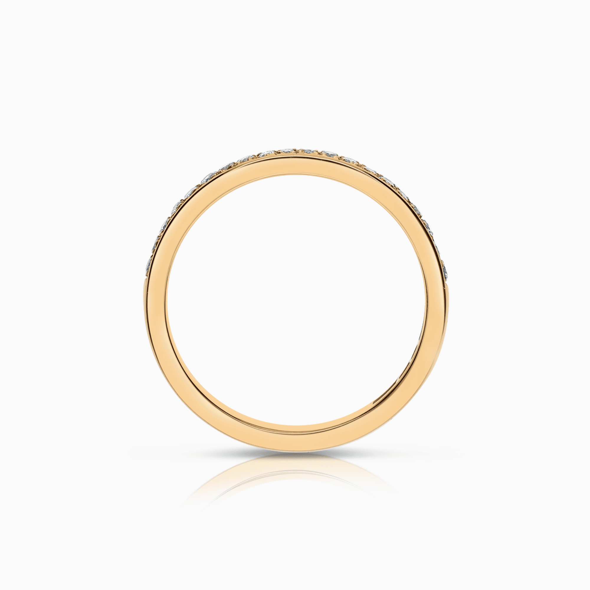Alliansring 0,20ct 18K guld