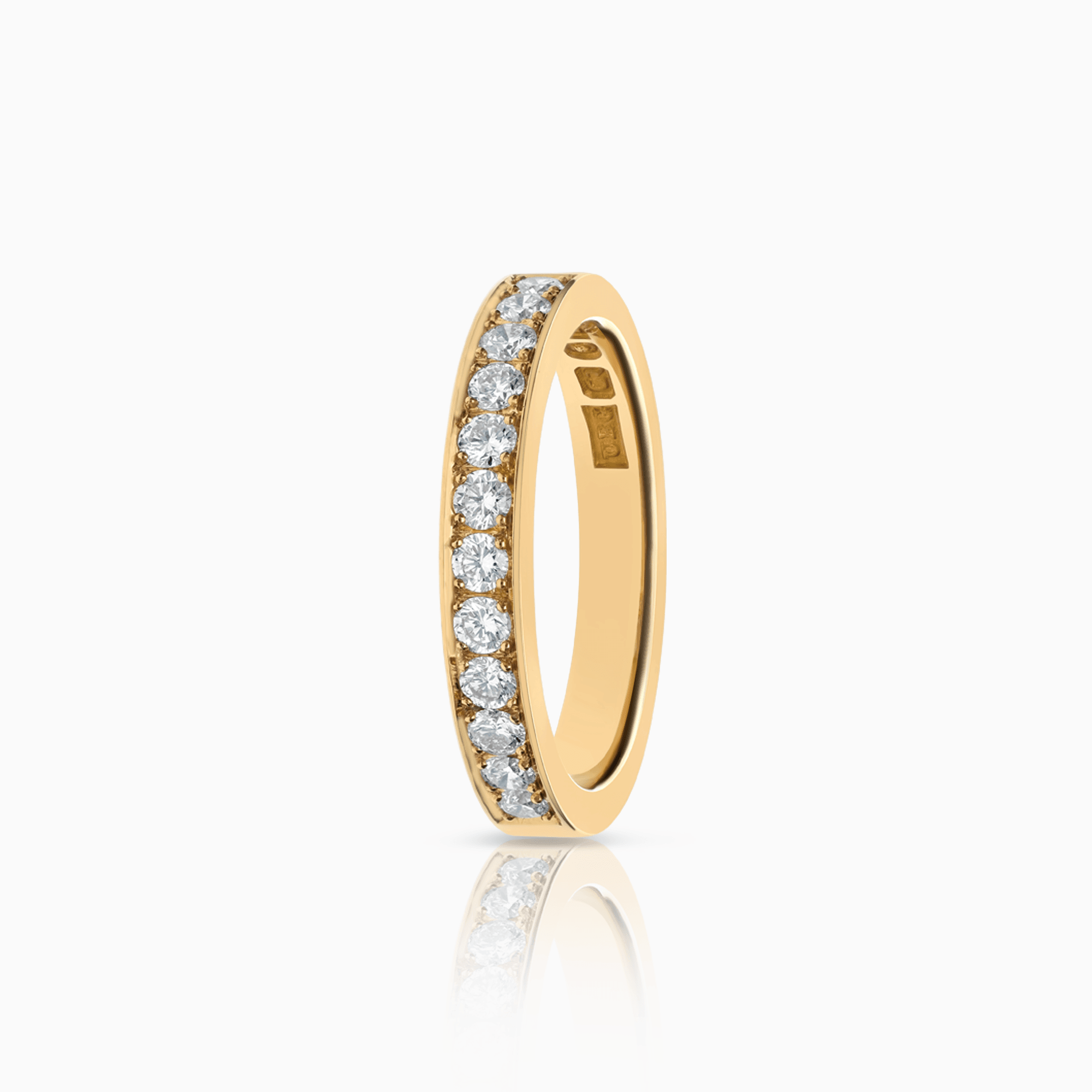 Alliansring 0,38ct 18K guld