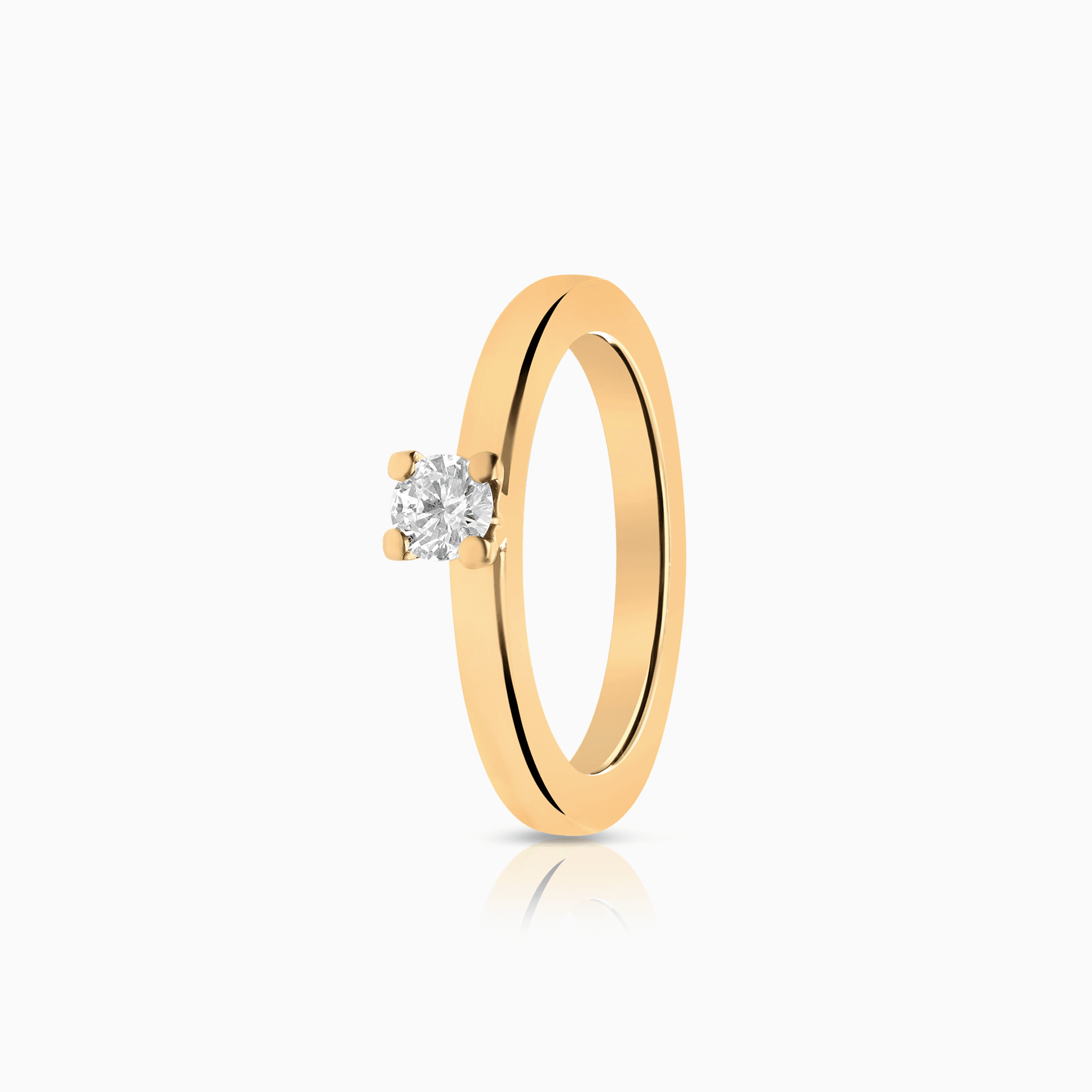 Solitärring 0,21ct 18K guld