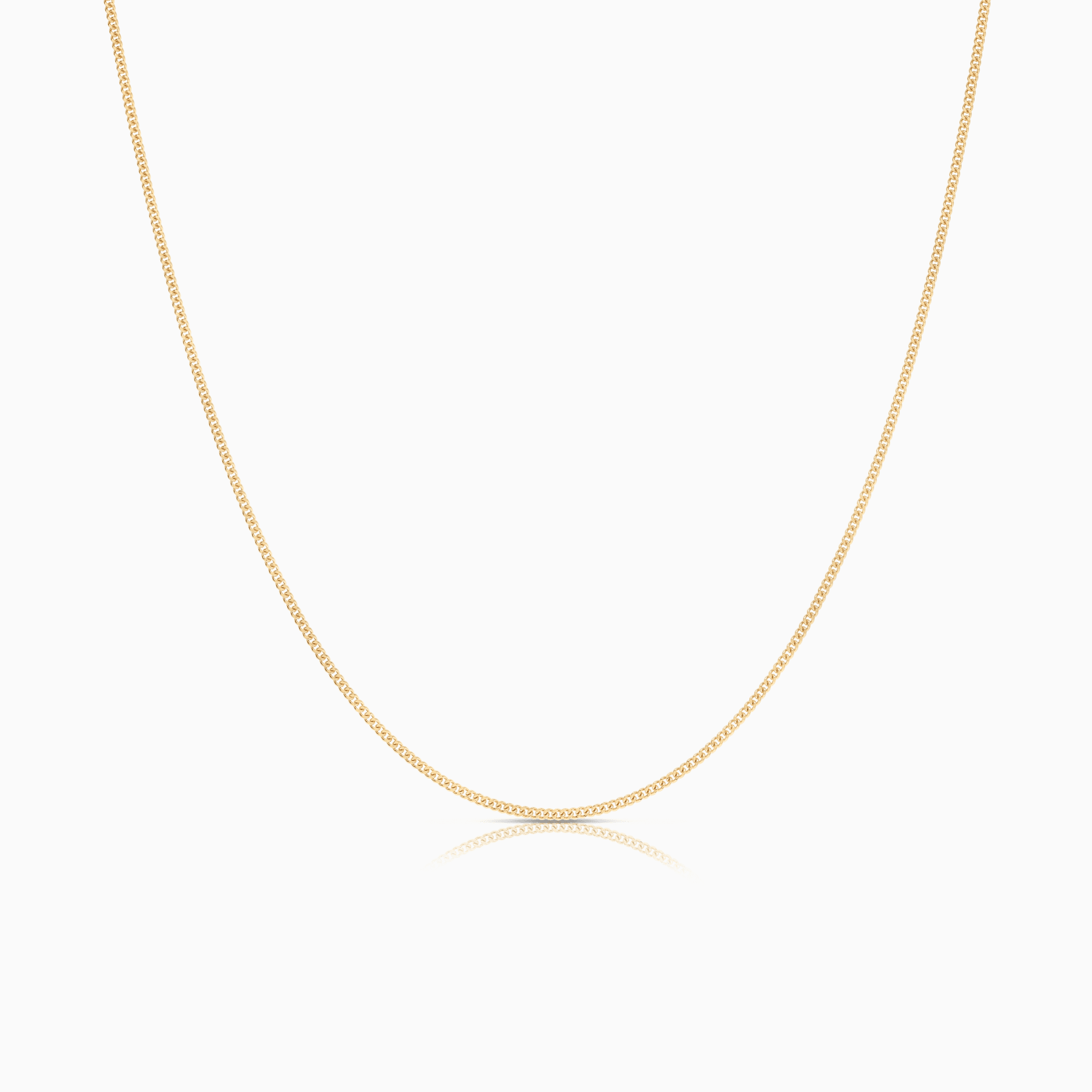 Pansarlänk 40cm 18K guld