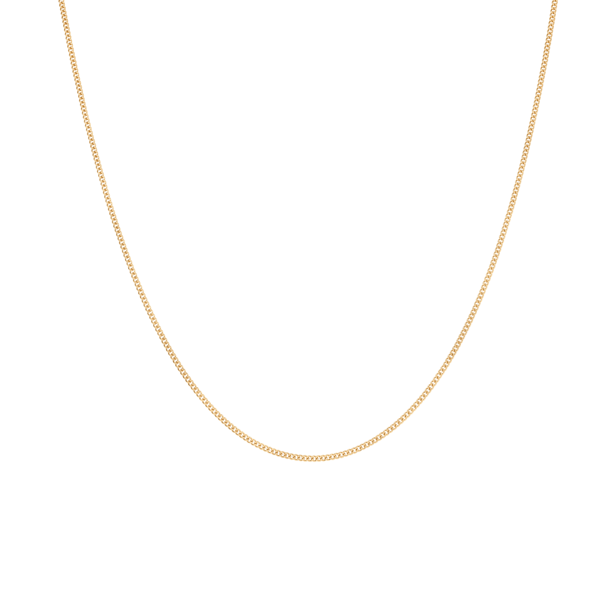 Pansarlänk 40cm 18K guld