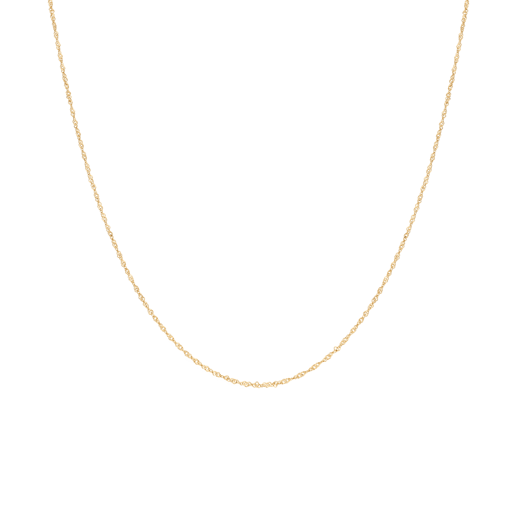 Singapore chain 42cm 18K gold