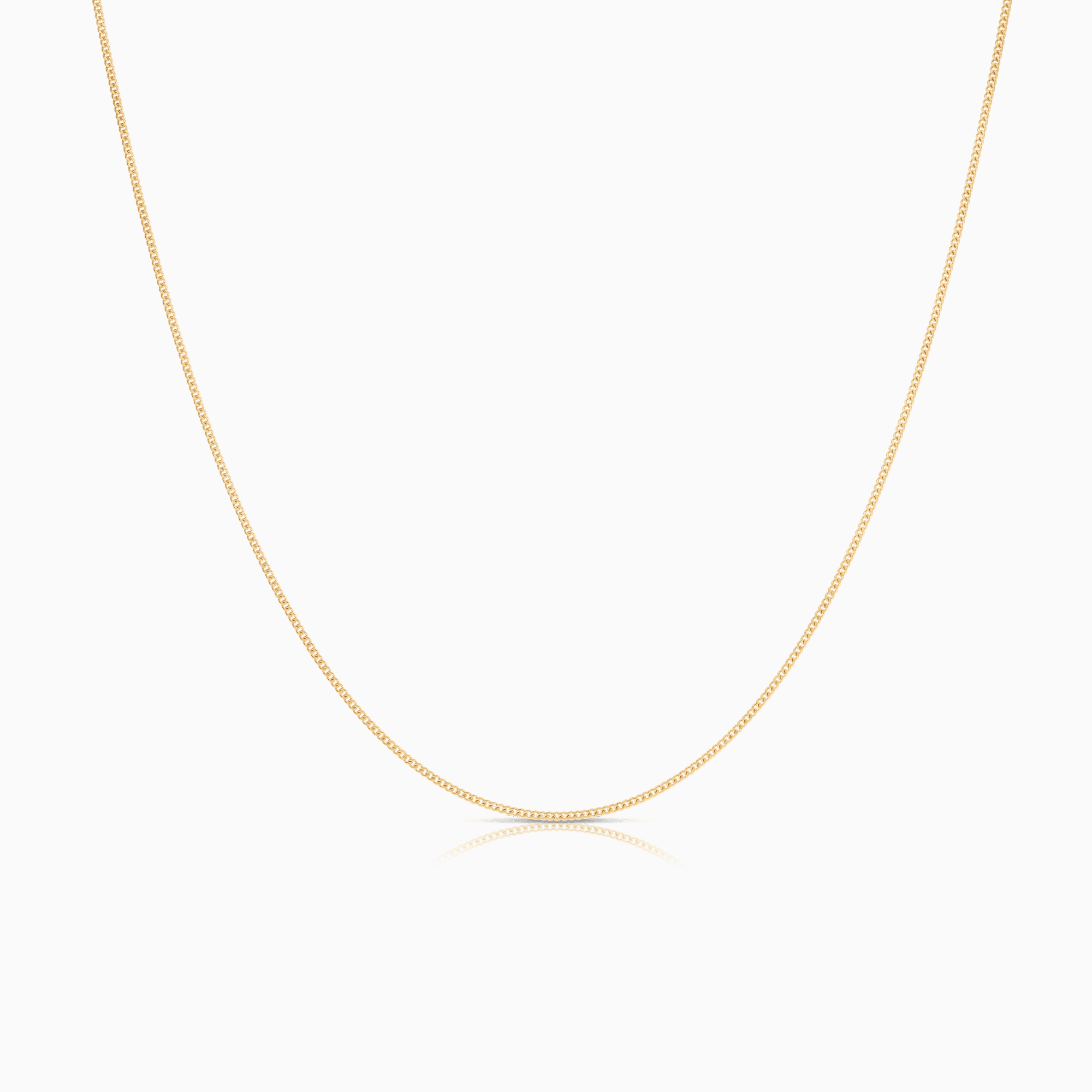 Curb chain 36cm 18K gold