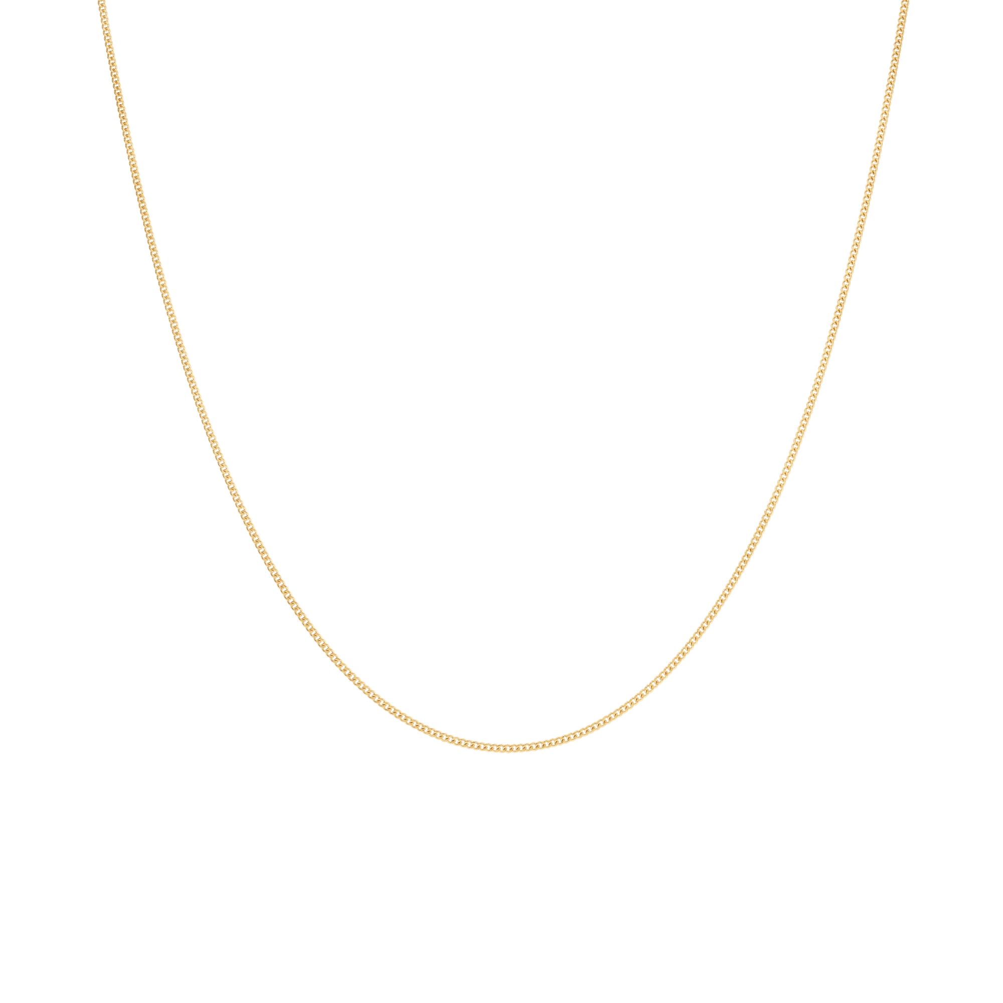 Curb chain 36cm 18K gold