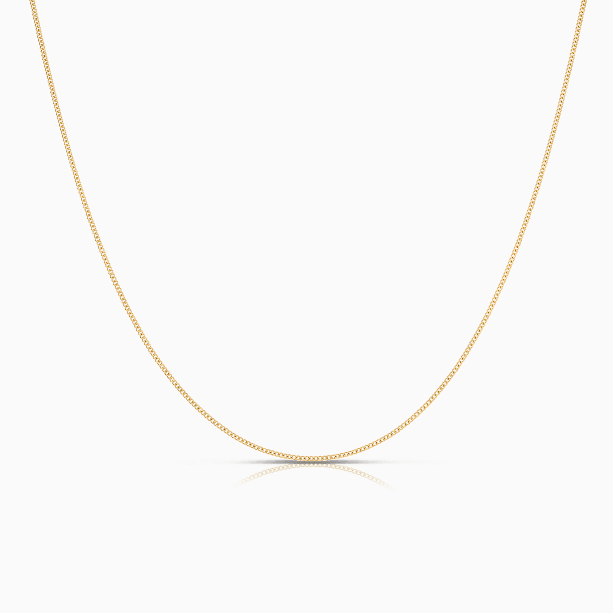 Pansarlänk 40cm 18K guld