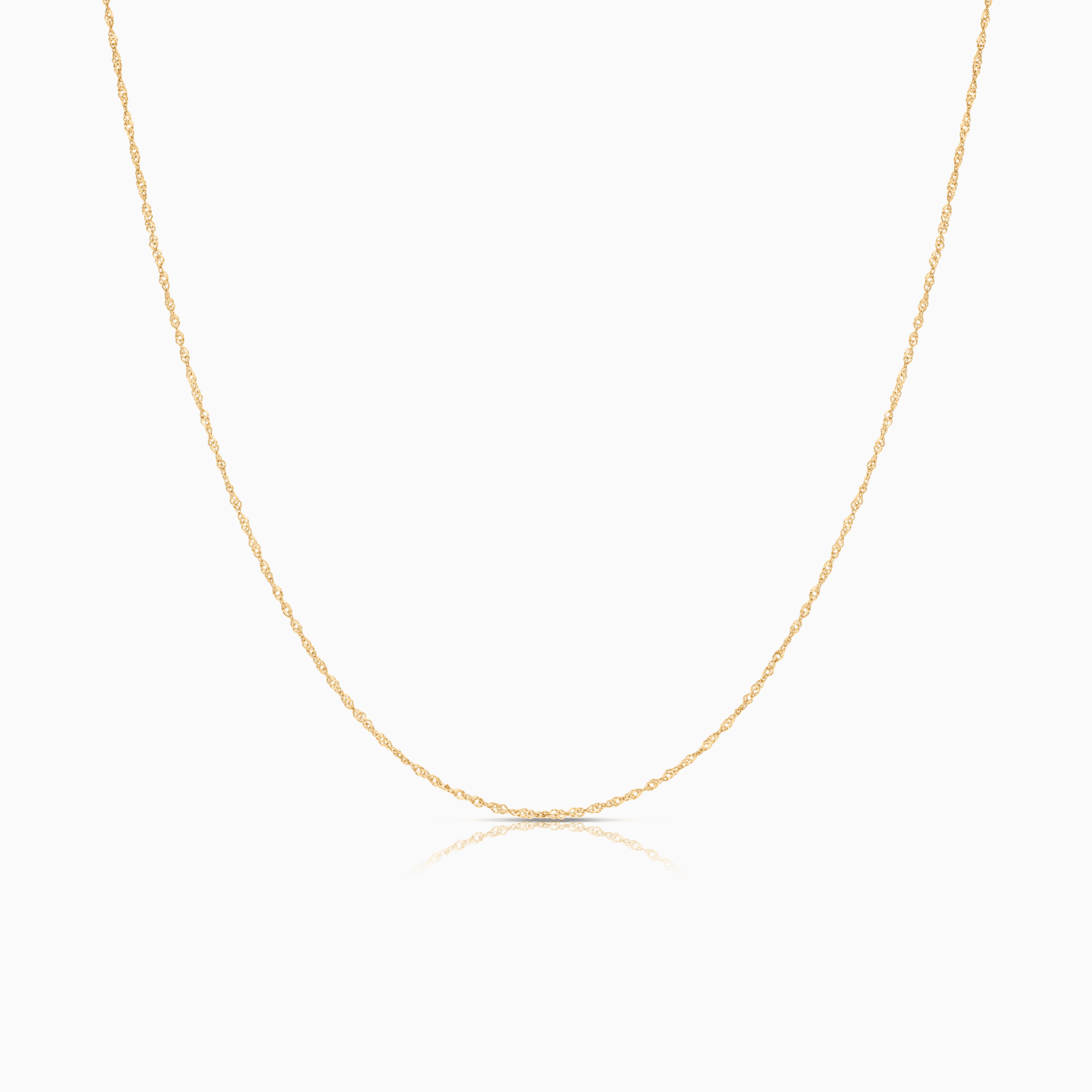 Singapore chain 41cm 18K gold