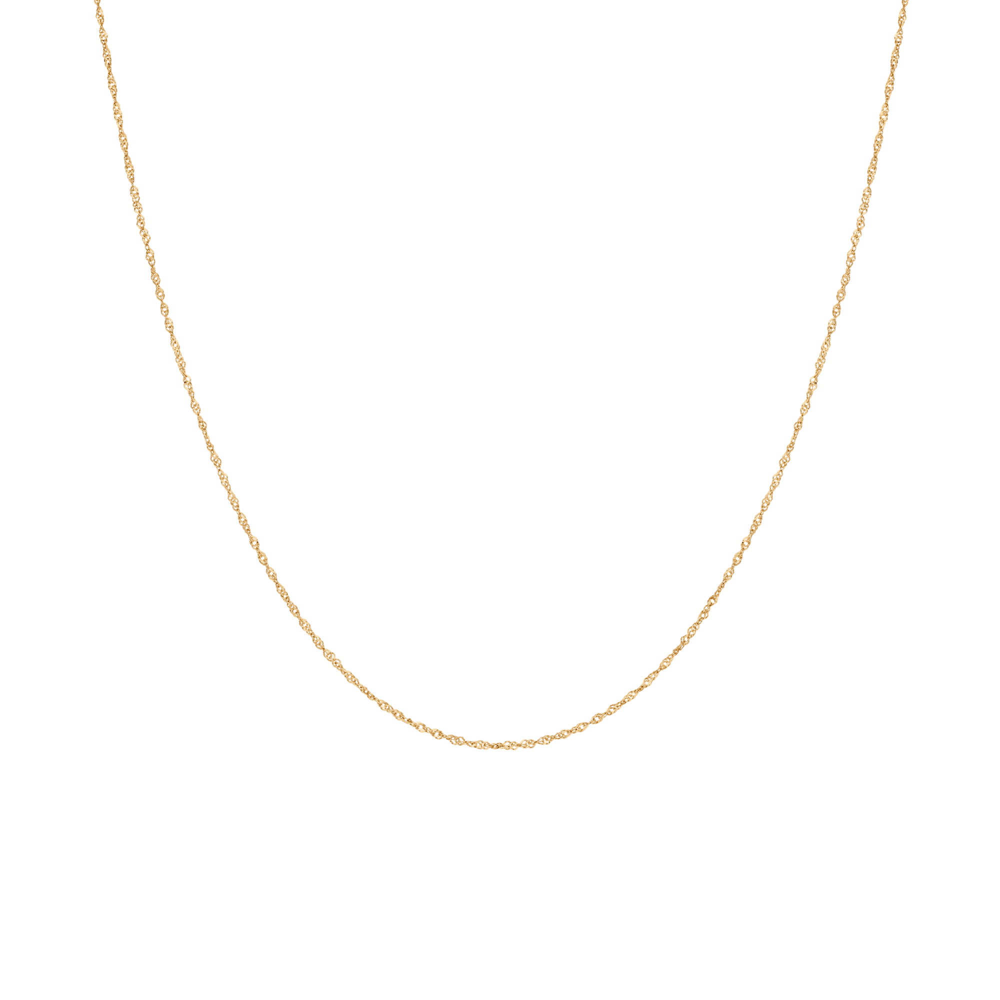 Singapore chain 41cm 18K gold