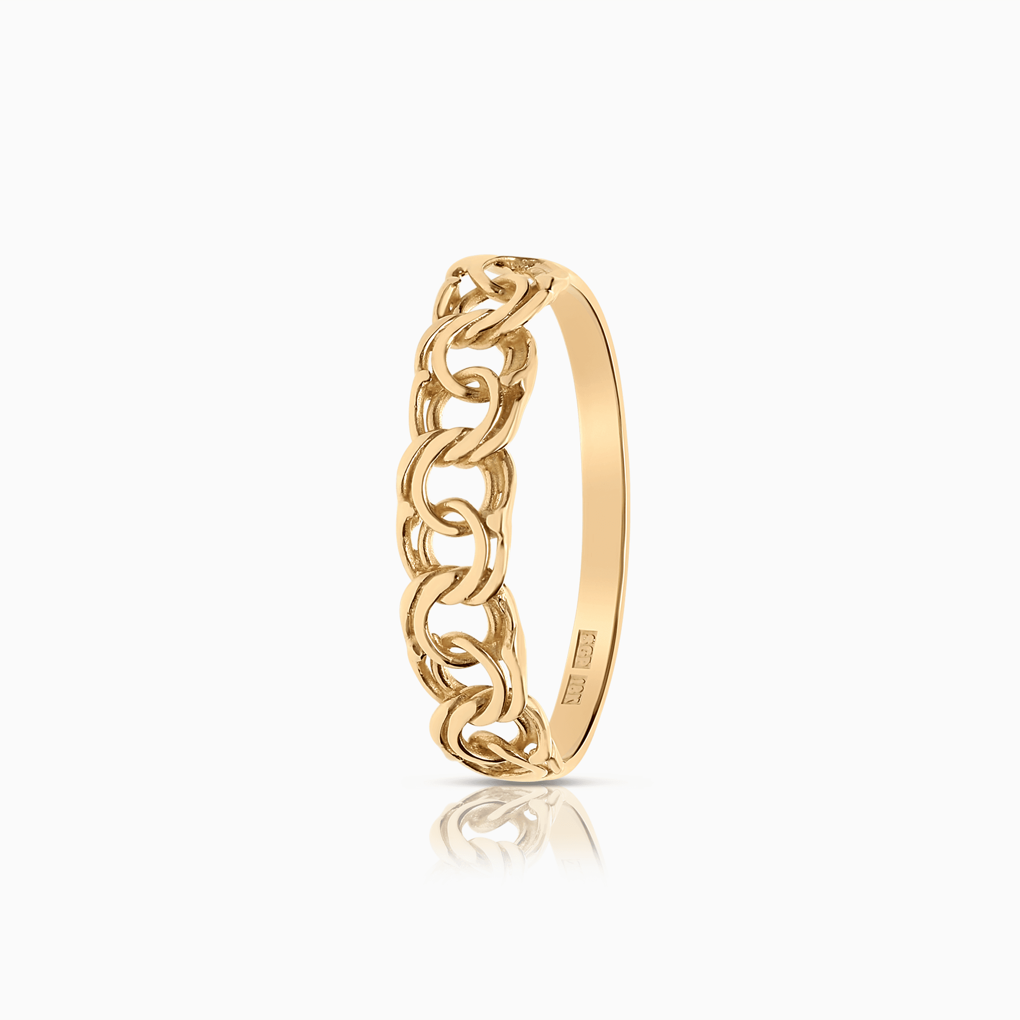 Bismarck ring 0.90g 18K gold