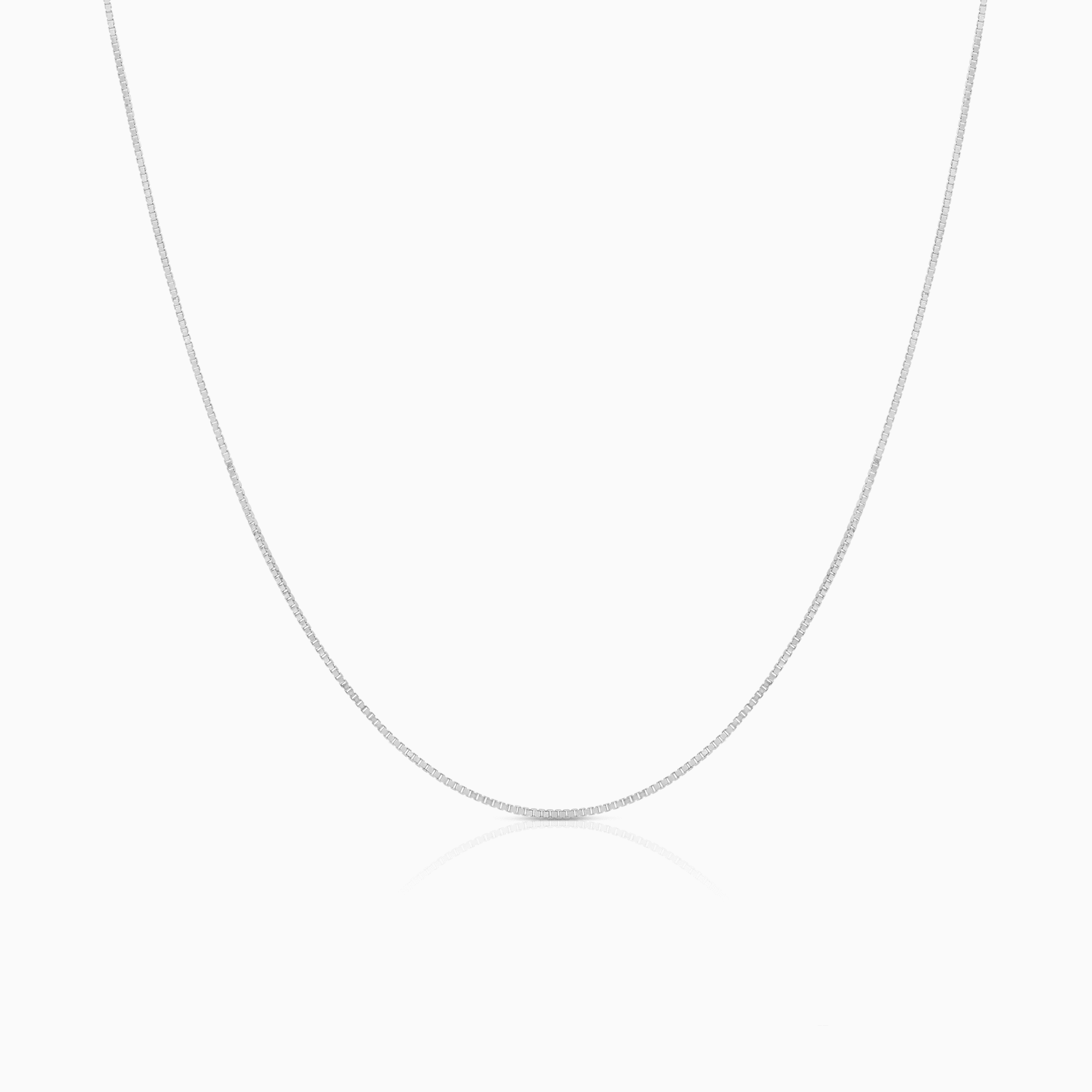 Venezialänk 42,5cm 18K vitguld