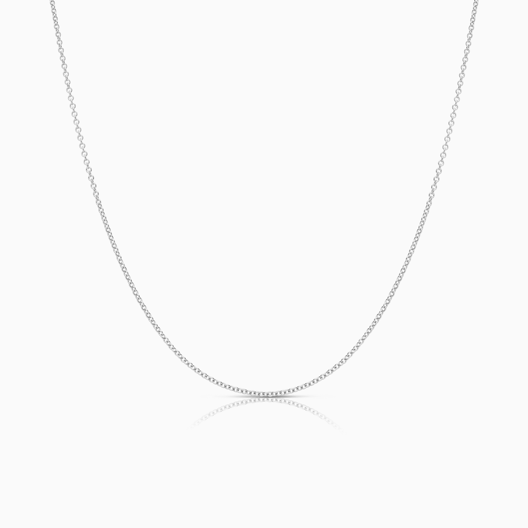 Cable chain 45cm 18K gold