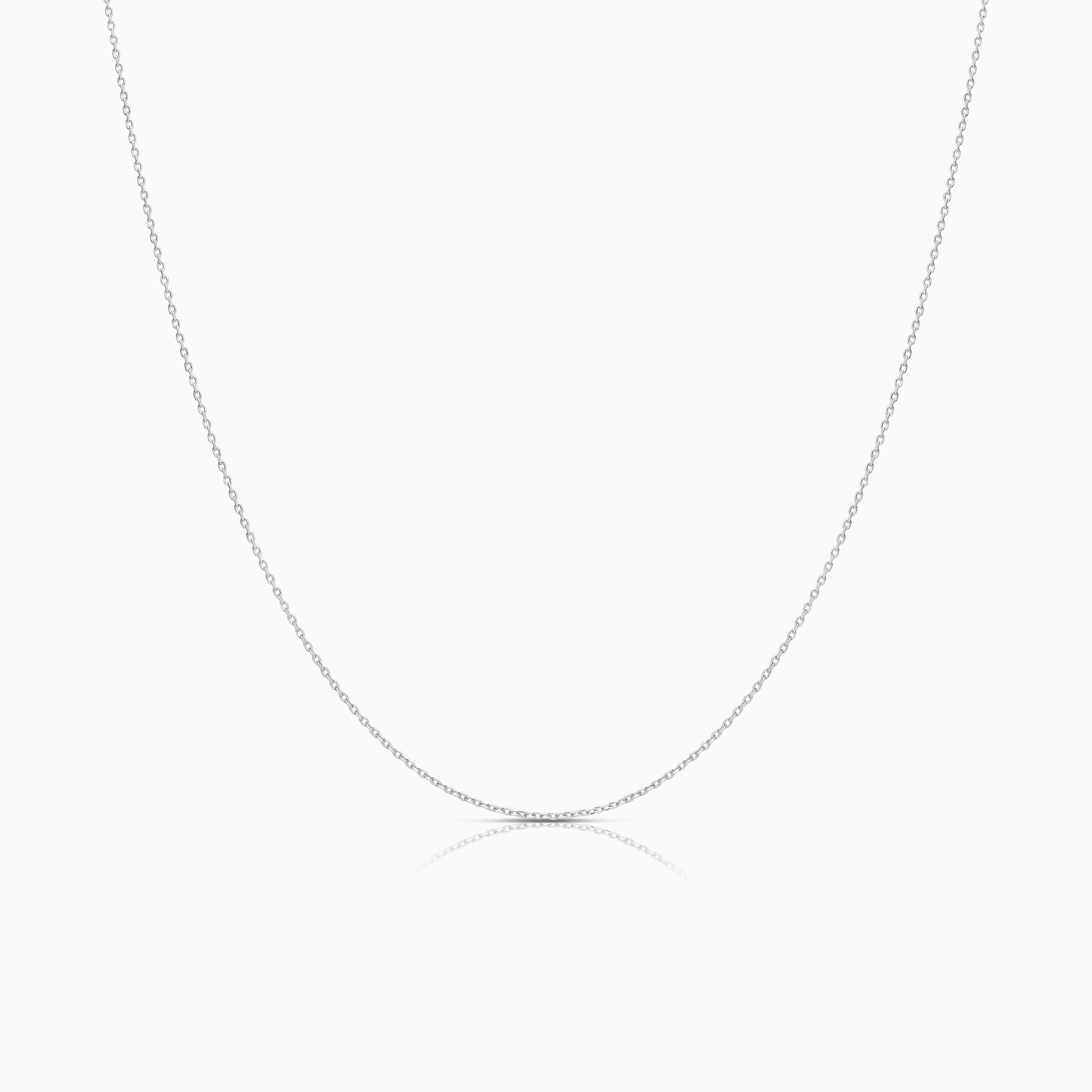 Cable Chain 39.5cm 18K white gold