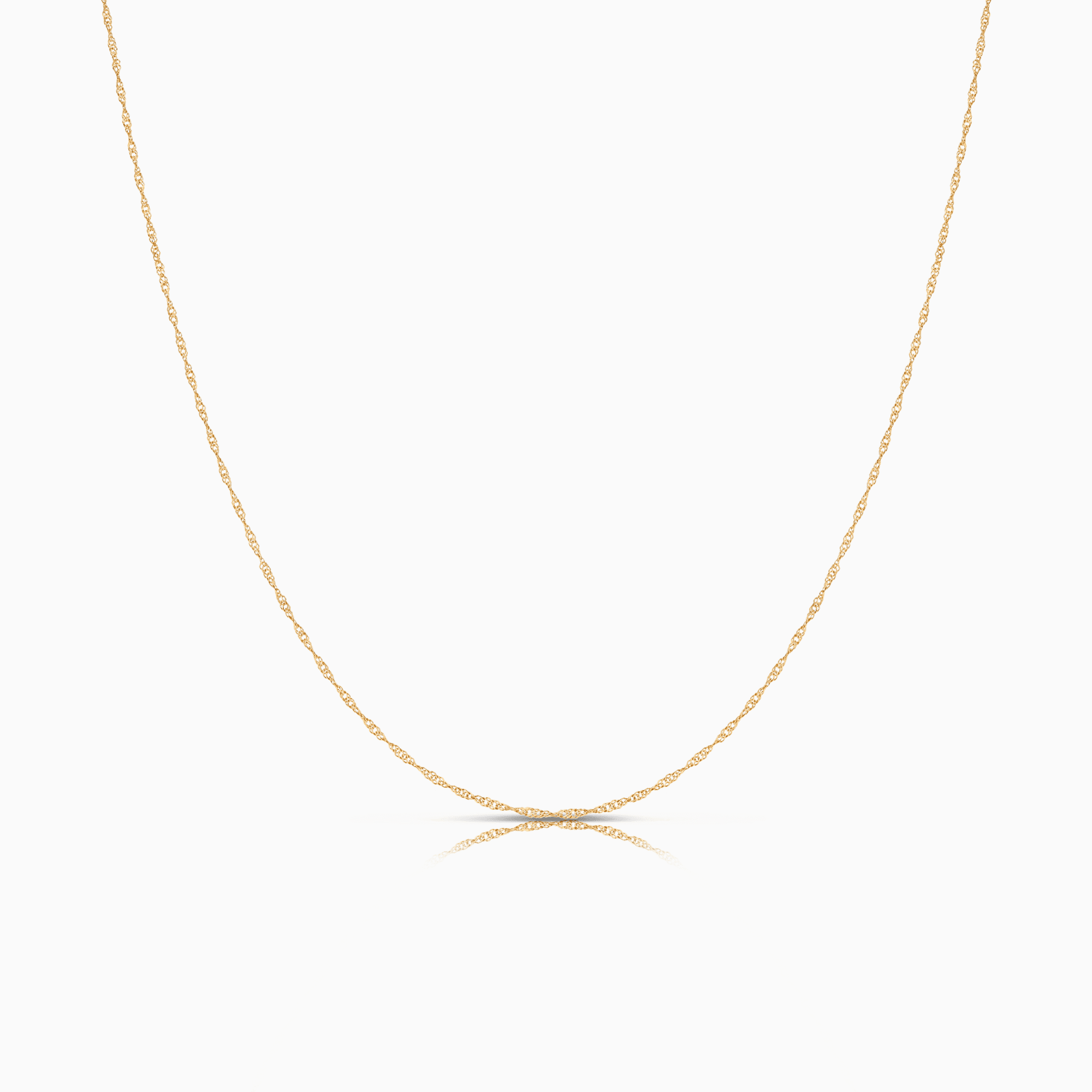 Singapore Chain 42cm 18K Gold