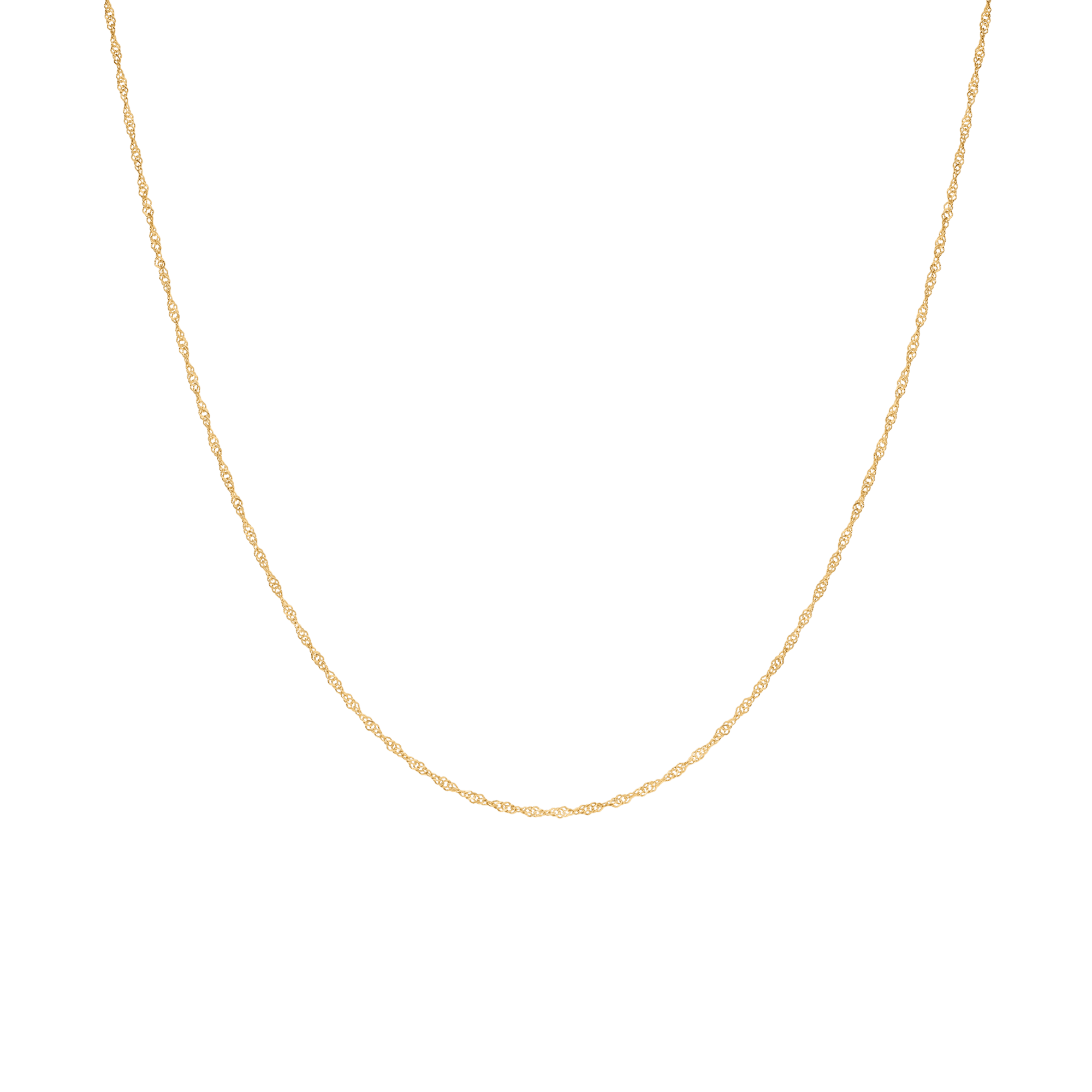 Singaporekedja 42cm 18K guld
