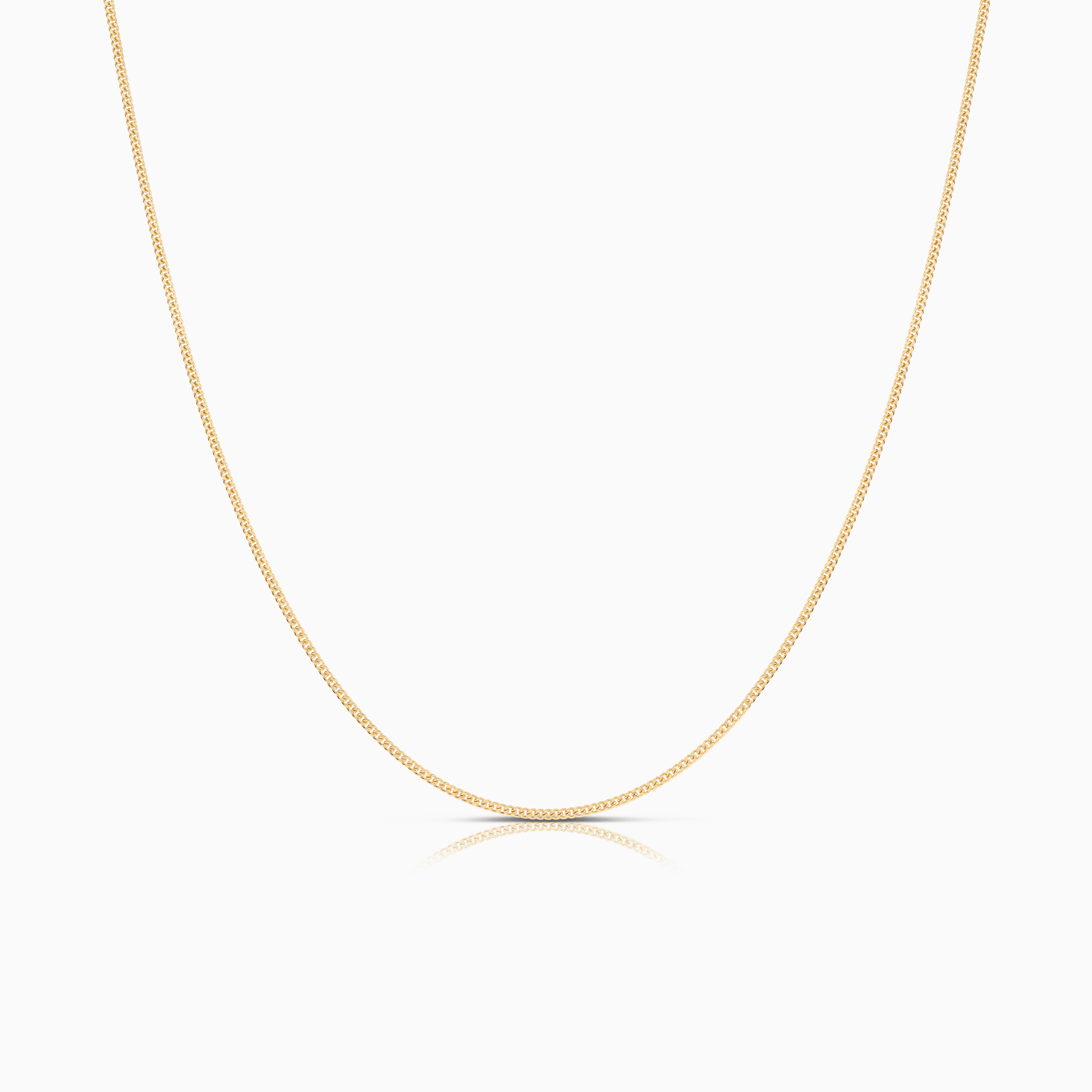 Pansarkedja 45cm 18K guld