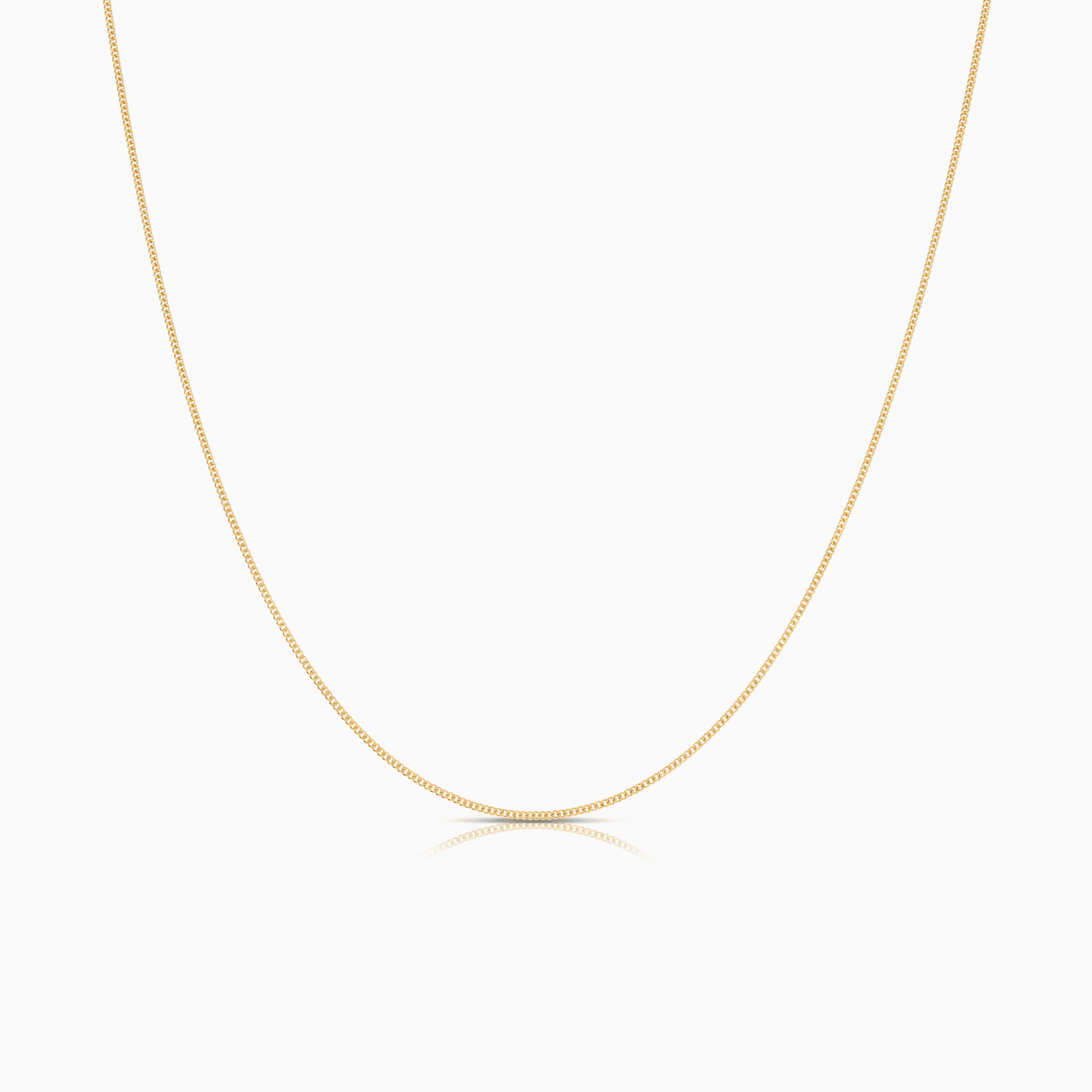 Pansarkedja 42cm 18K guld