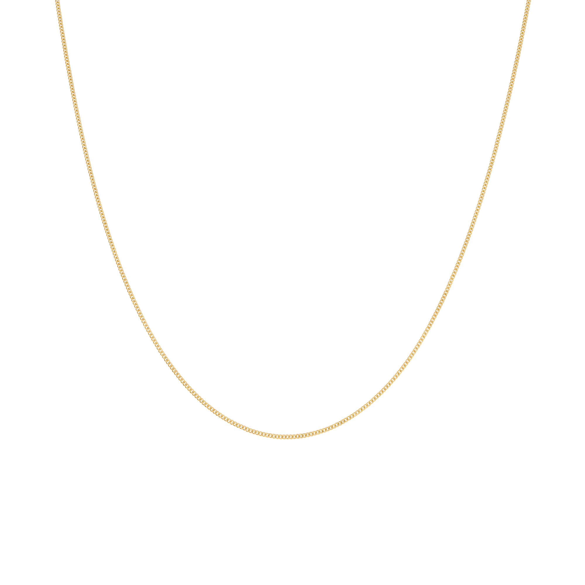 Curb chain 42cm 18K gold
