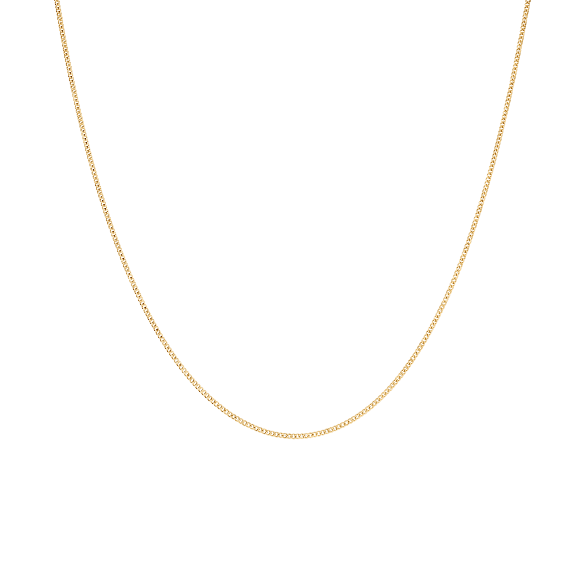 Curb chain 39cm 18K gold