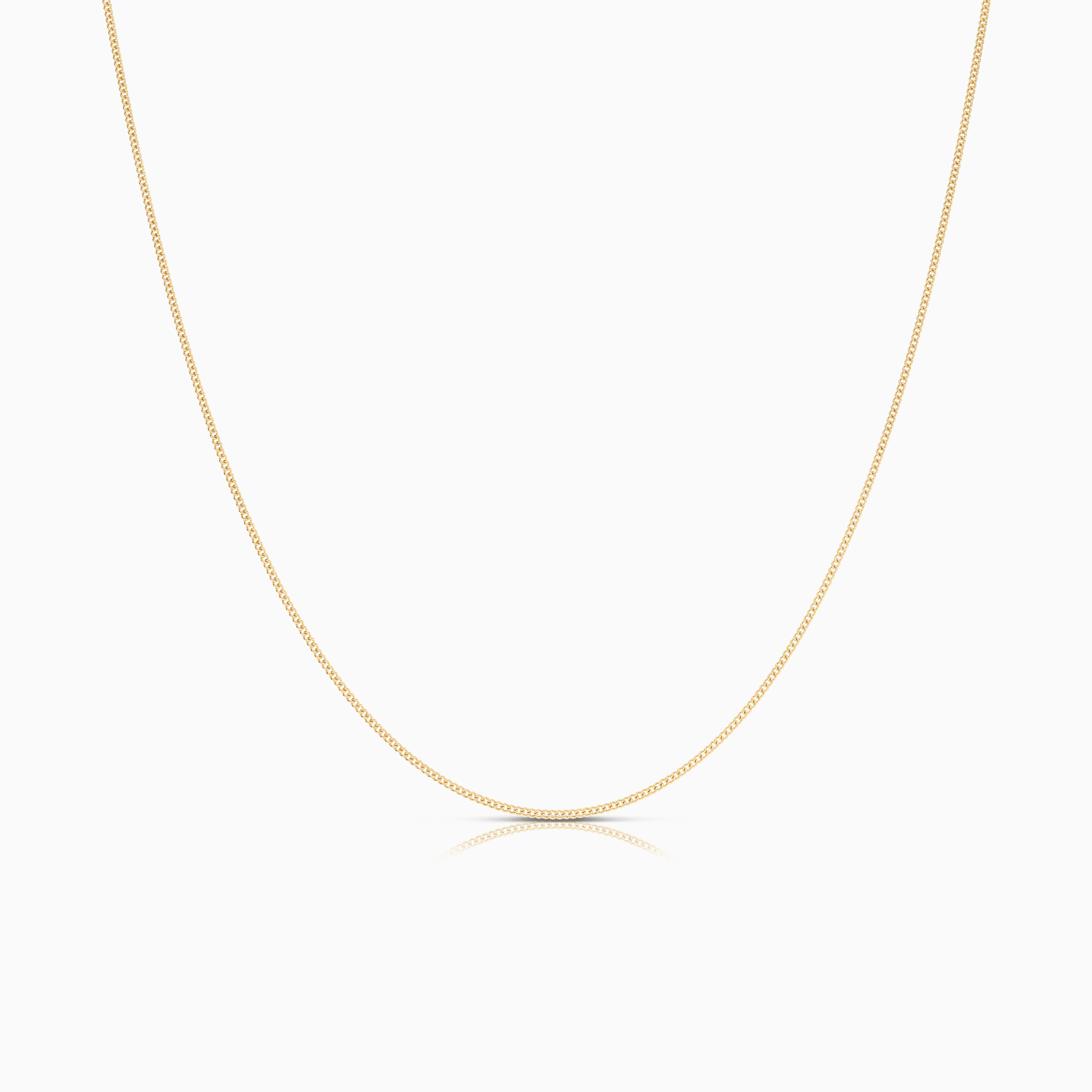 Curb chain 37.5cm 18K gold