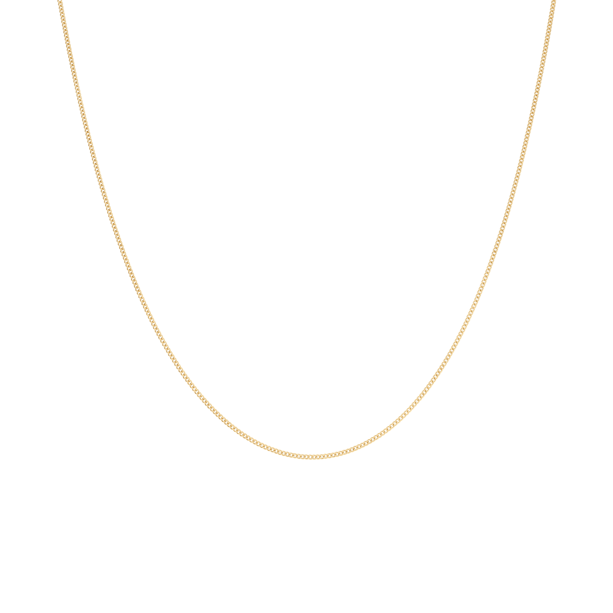 Curb chain 37.5cm 18K gold