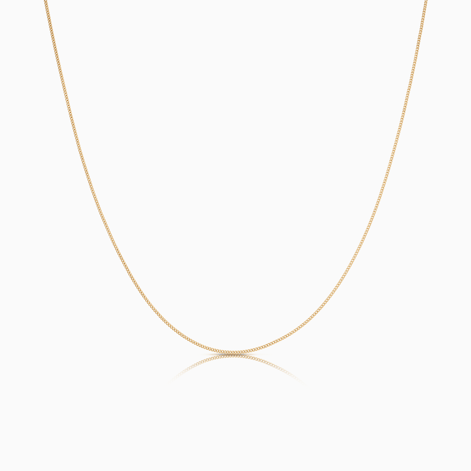 Curb chain 41cm 18K gold