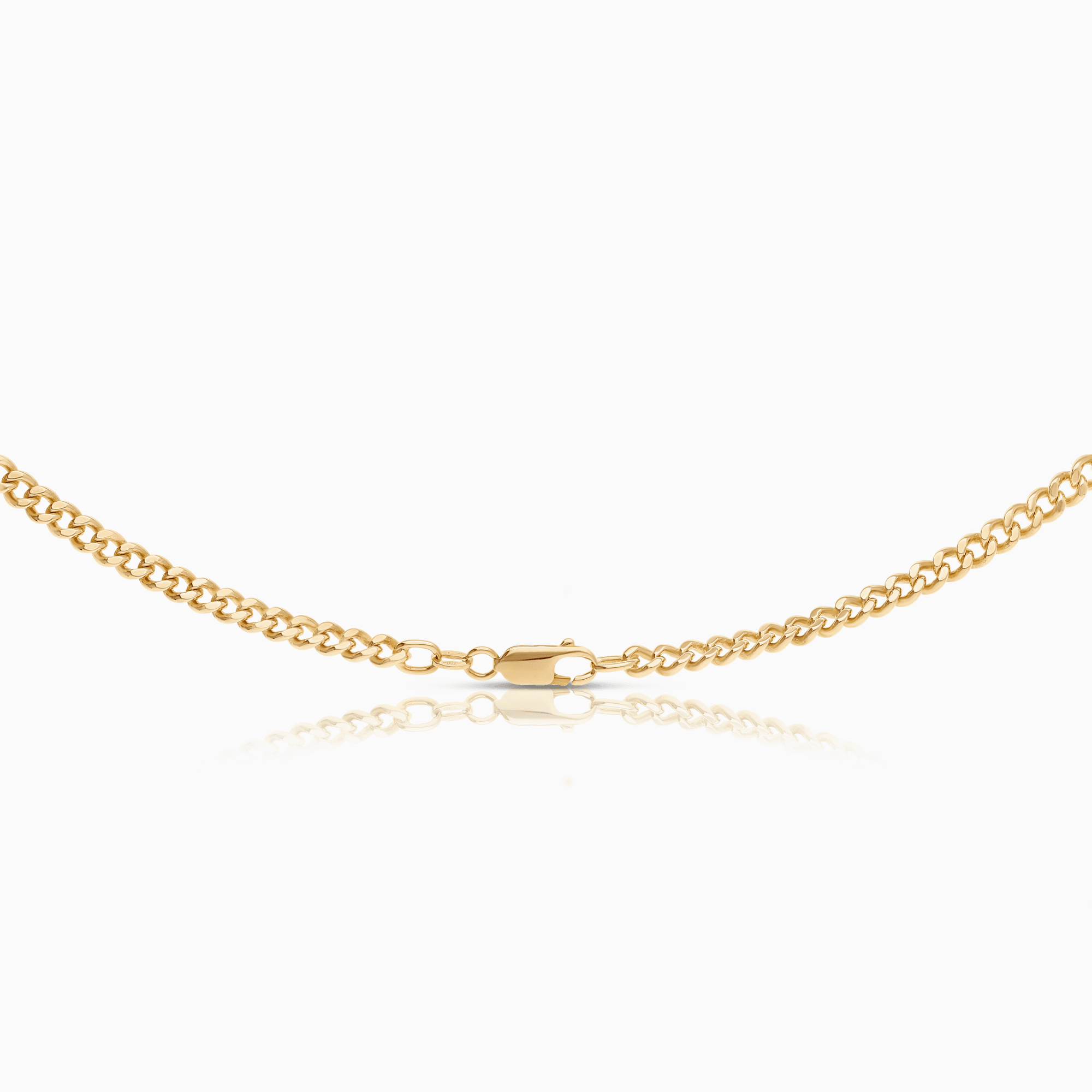 Curb chain 32.60g 18K gold