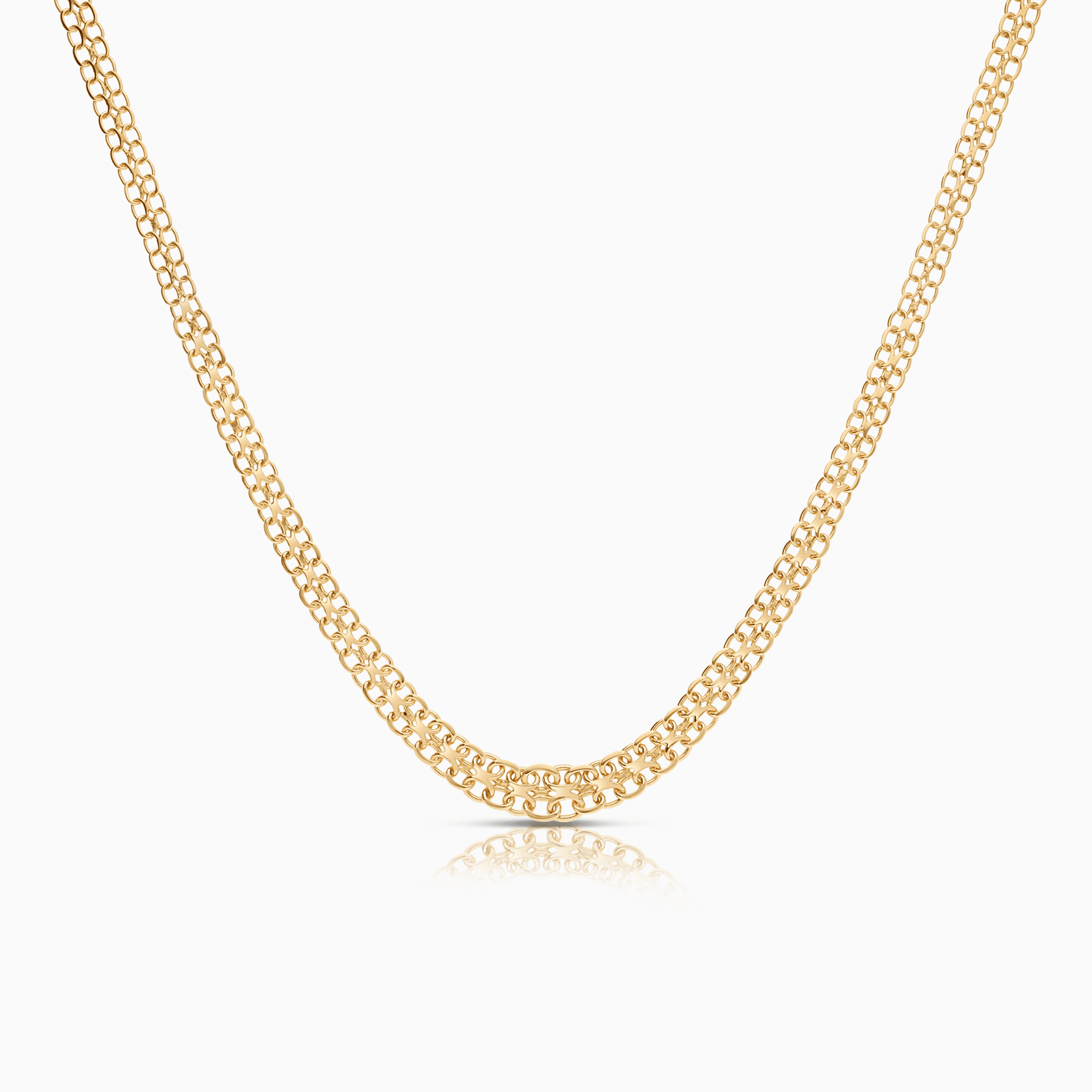 X-link necklace 11.96g 18K gold