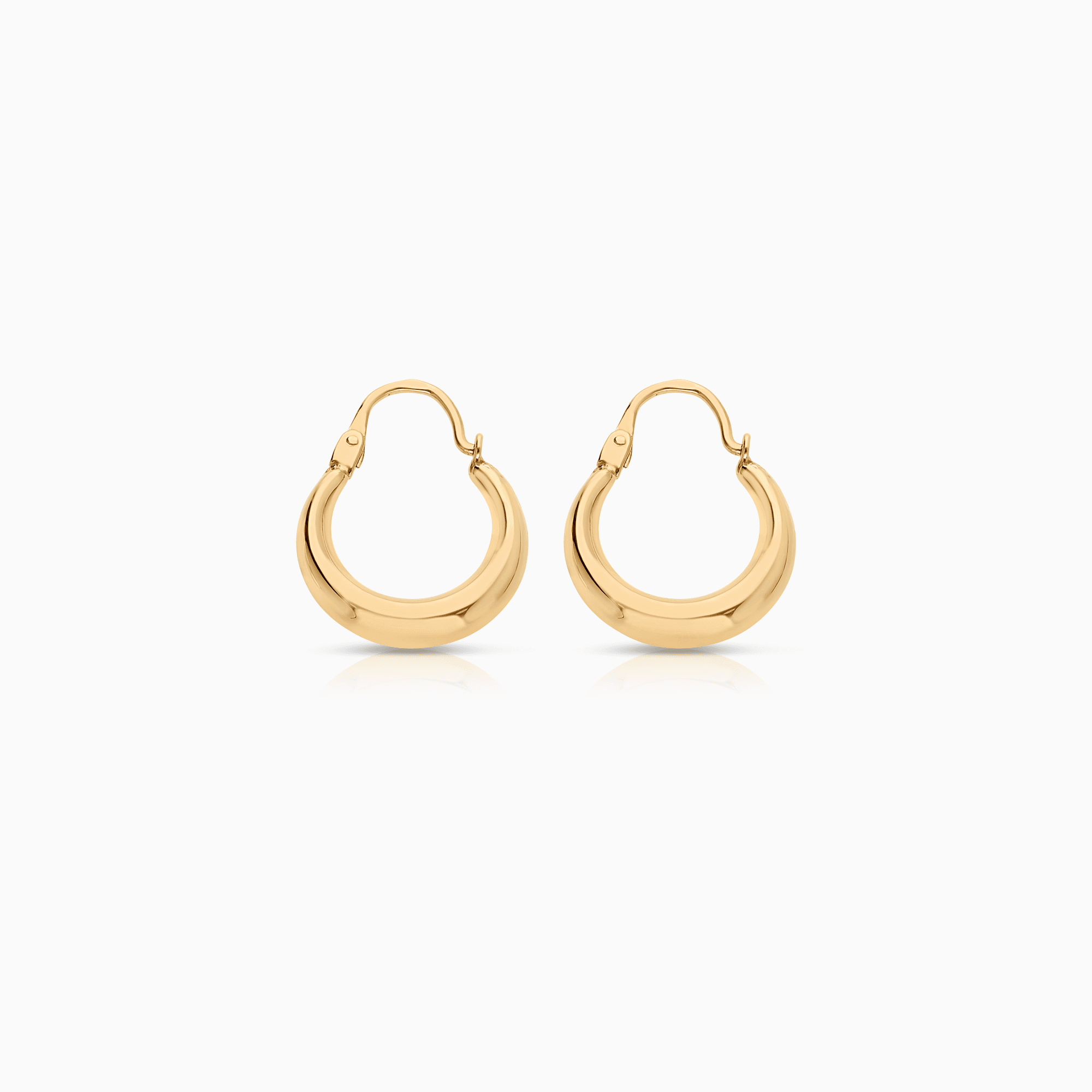 Gold hoop earrings 1.57g 18K gold