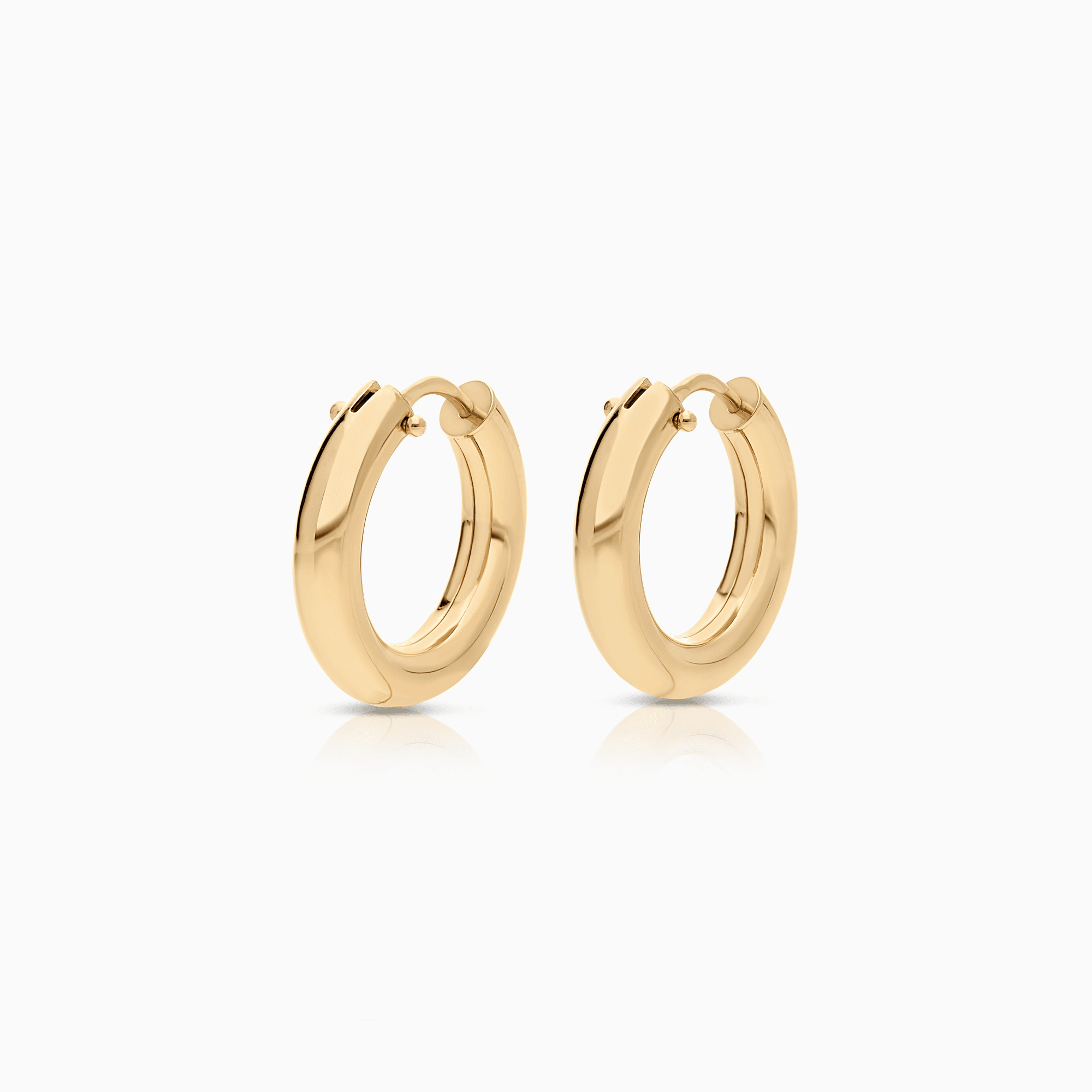 Gold hoop earrings 1.98g 18K gold