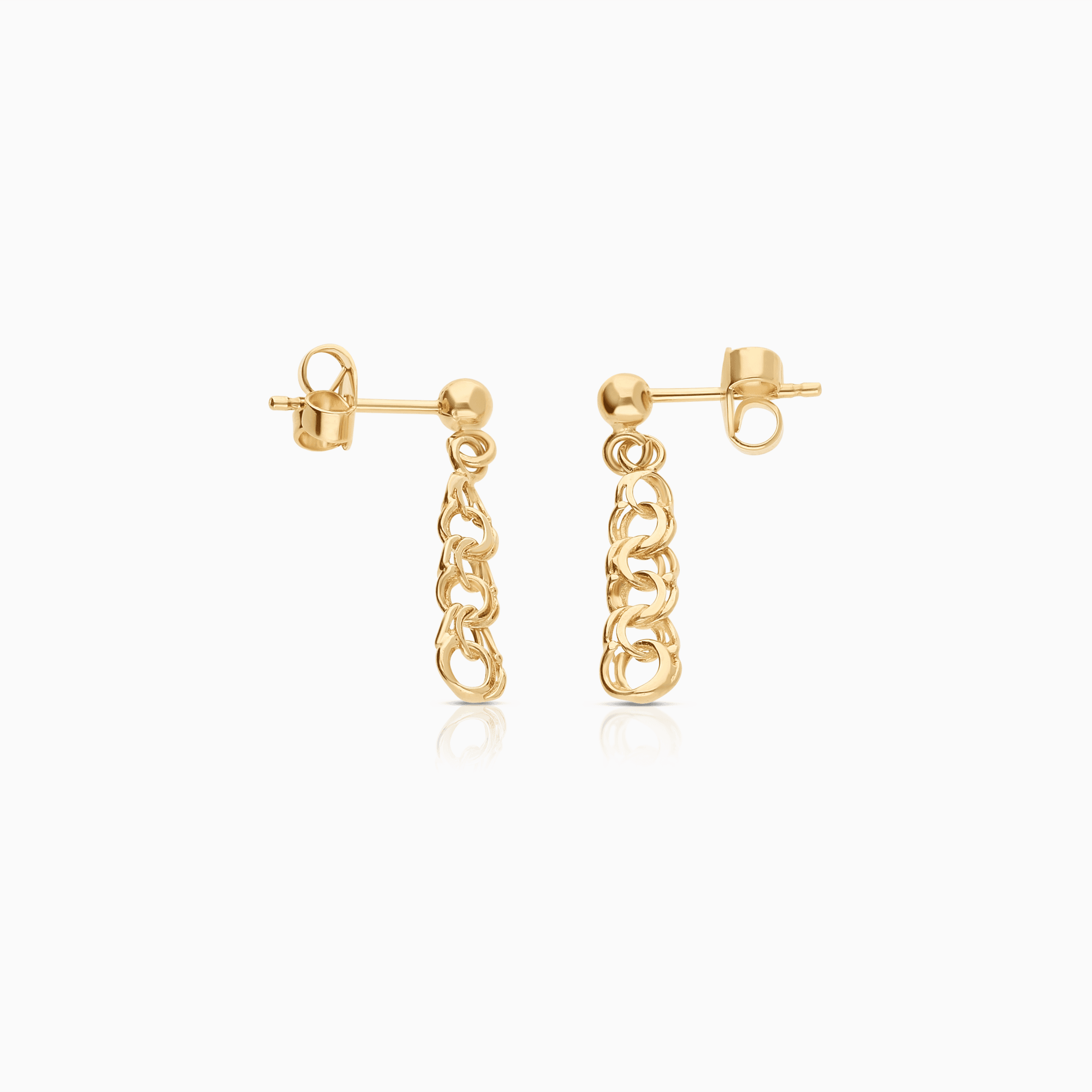 Bismarck earrings 1.53g 18K gold