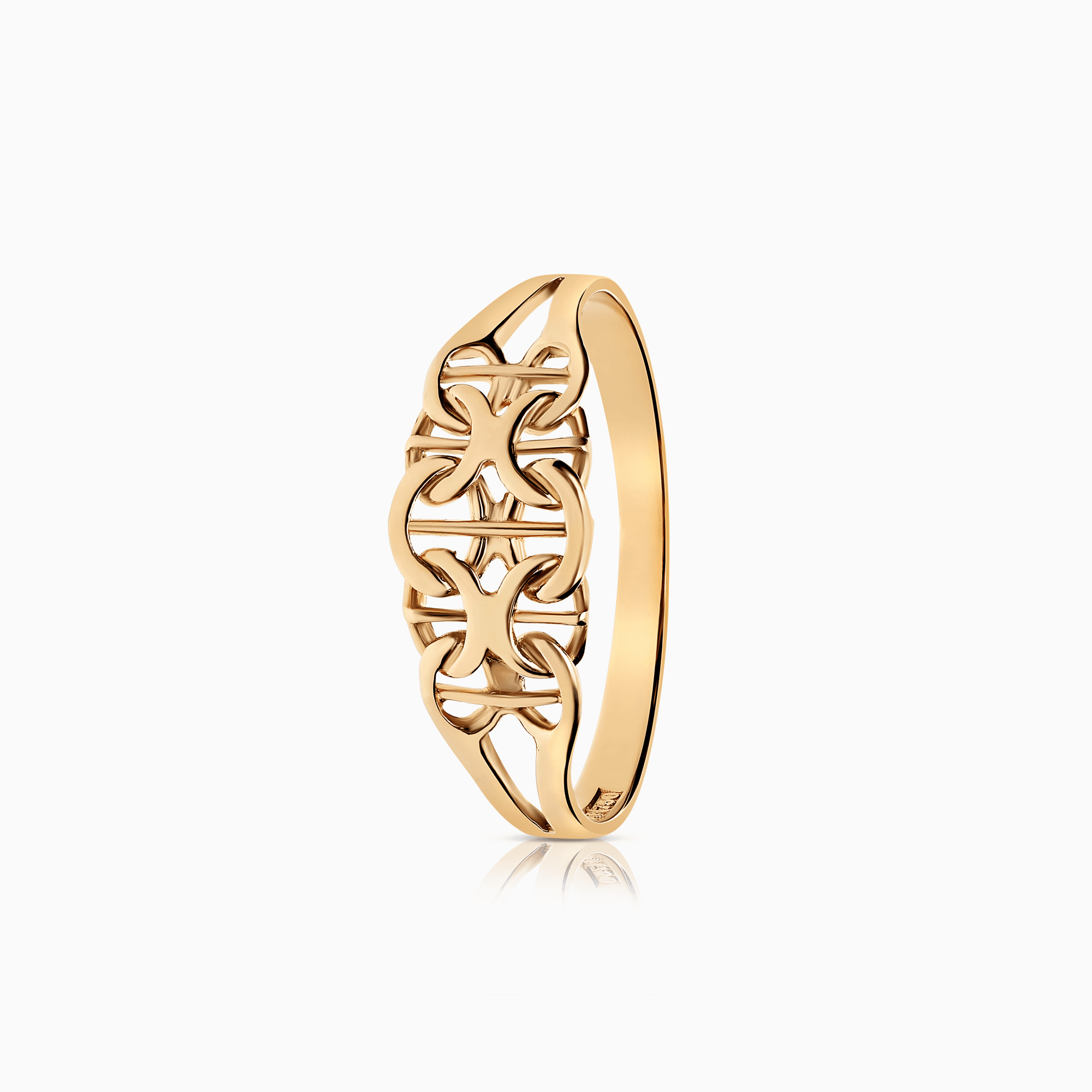 X-link ring 1.53g 18K gold